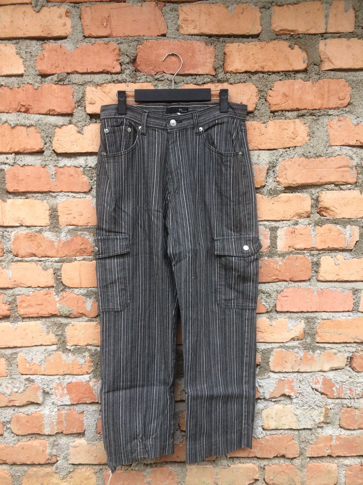 Designer × Japanese Brand Japanese Brand Cargo Stripes Design Pant Size US 30 / EU 46 - 1 Thumbnail