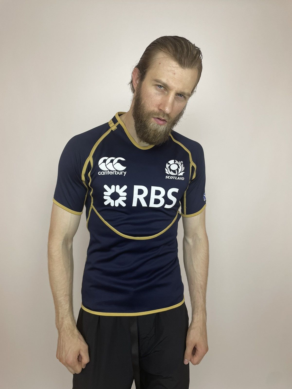 Canterbury of New Zealand Canterbury Scotland Rugby Jersey RBS Mens size S Size US S / EU 44-46 / 1 - 2 Thumbnail