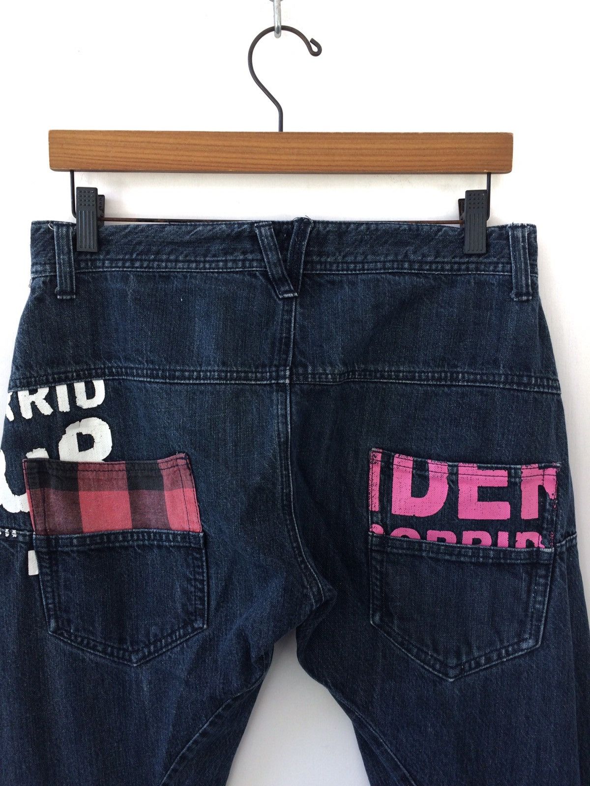Indigo japanese brand Sorridere indigo Full zipper Denim Pants Size US 31 - 11 Thumbnail