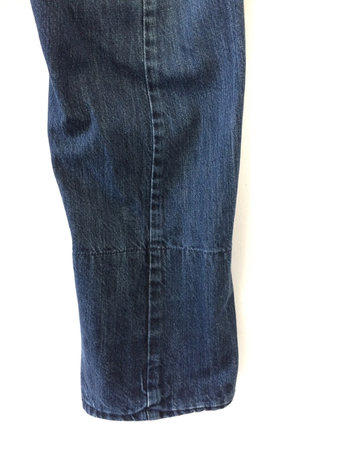 Indigo japanese brand Sorridere indigo Full zipper Denim Pants Size US 31 - 8 Thumbnail