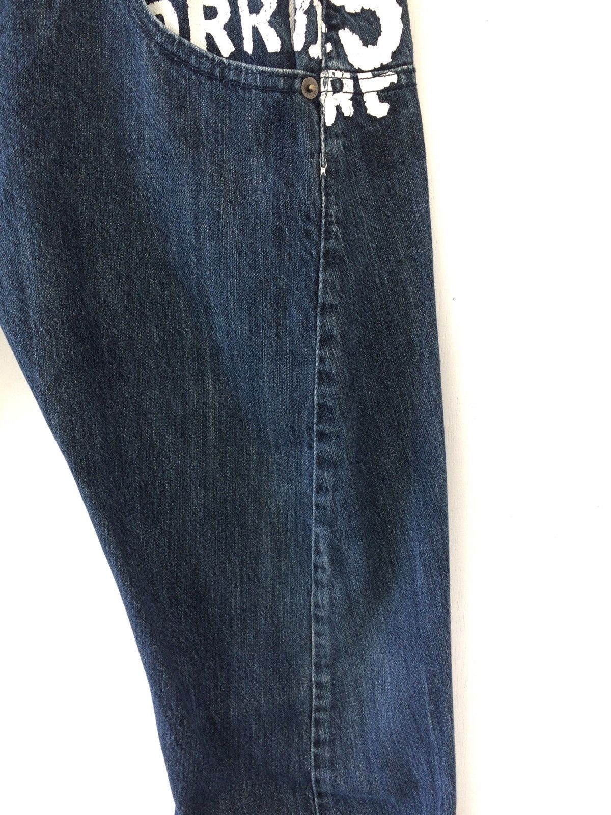 Indigo japanese brand Sorridere indigo Full zipper Denim Pants Size US 31 - 6 Thumbnail
