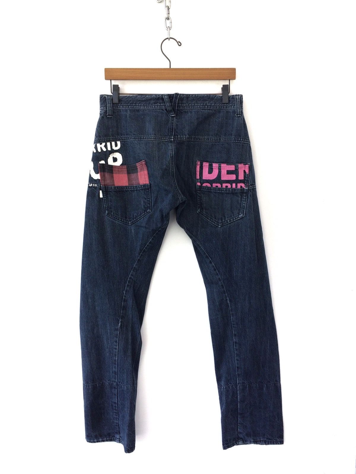 Indigo japanese brand Sorridere indigo Full zipper Denim Pants Size US 31 - 10 Thumbnail