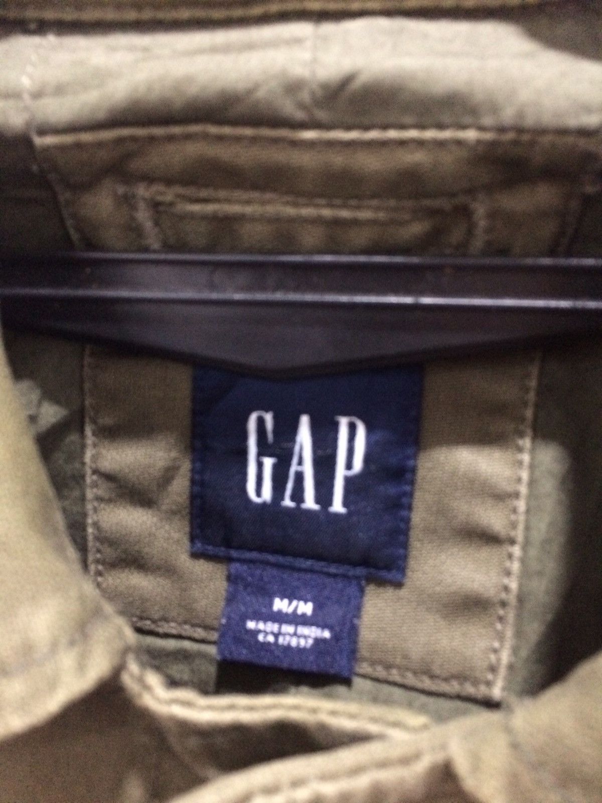 Gap Vintage Gap Double Pocket Olive Green Button Up Jacket Size US M / EU 48-50 / 2 - 5 Thumbnail