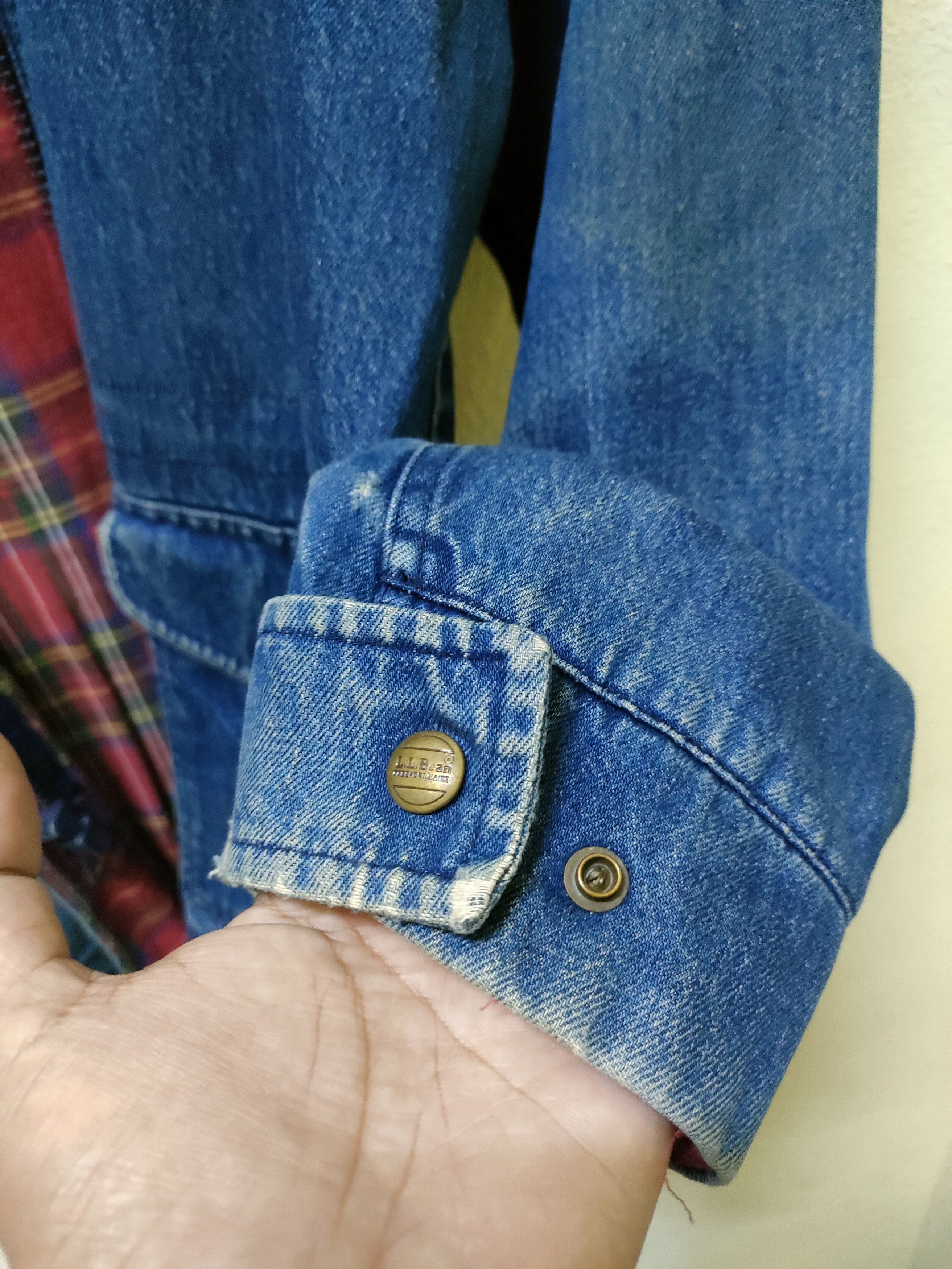 L.L. Bean × Vintage Vintage L.L Bean Denim Parka Jacket Size US L / EU 52-54 / 3 - 5 Thumbnail