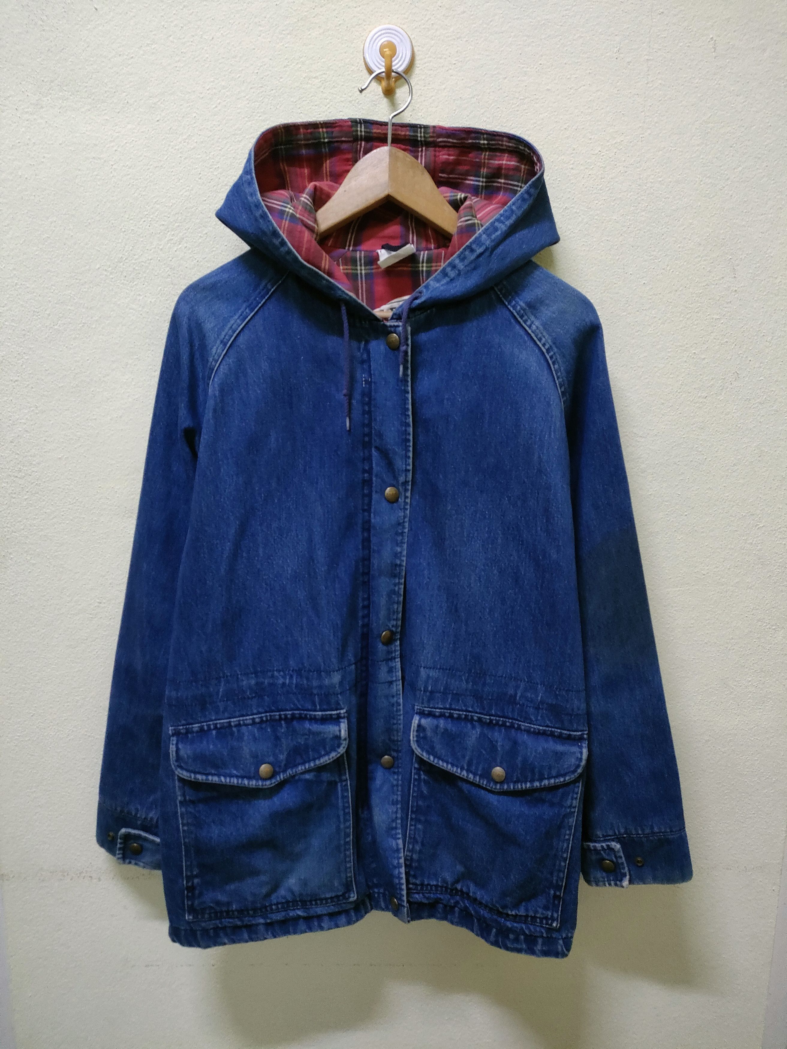 L.L. Bean × Vintage Vintage L.L Bean Denim Parka Jacket Size US L / EU 52-54 / 3 - 1 Thumbnail