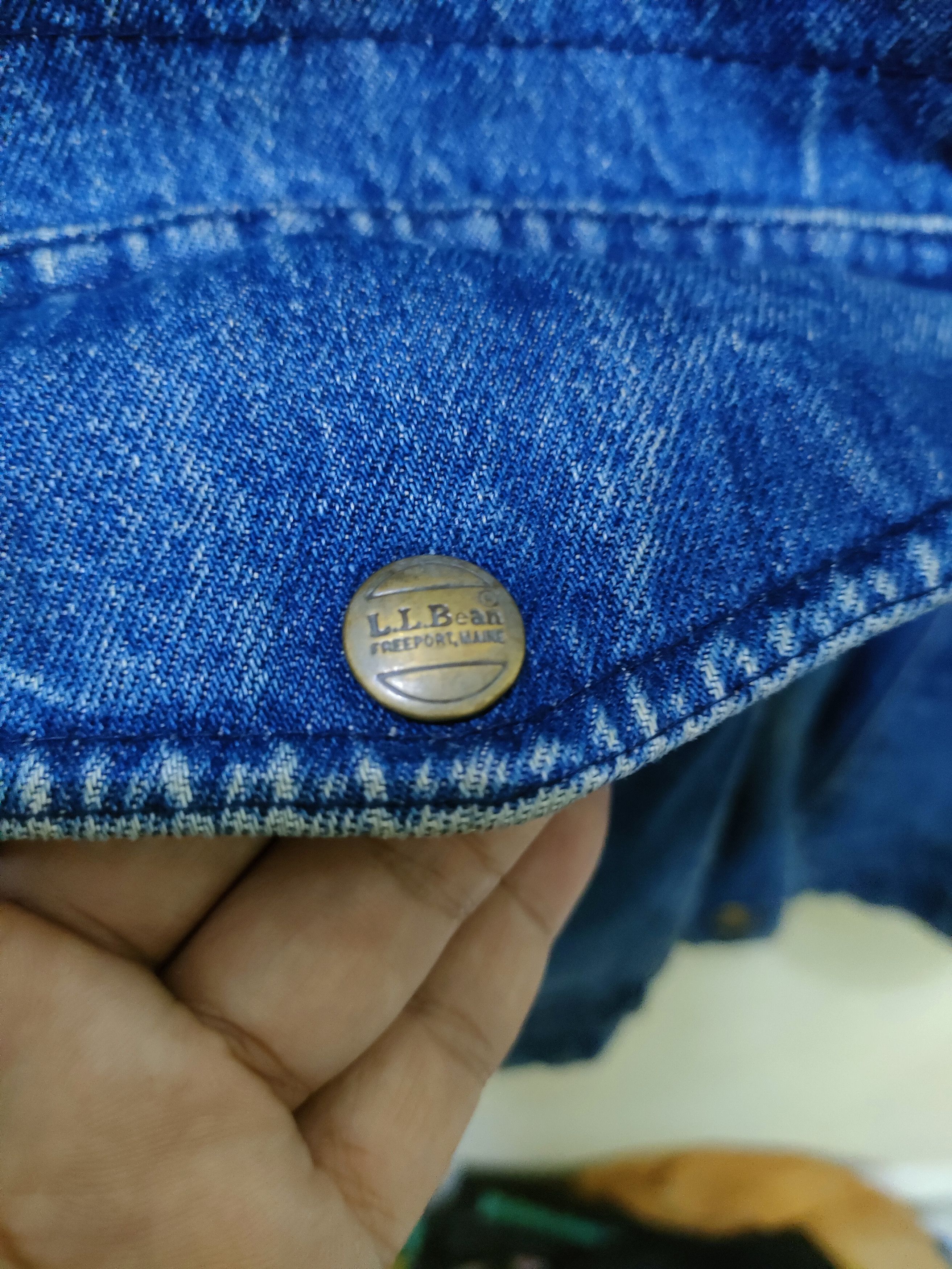 L.L. Bean × Vintage Vintage L.L Bean Denim Parka Jacket Size US L / EU 52-54 / 3 - 9 Thumbnail