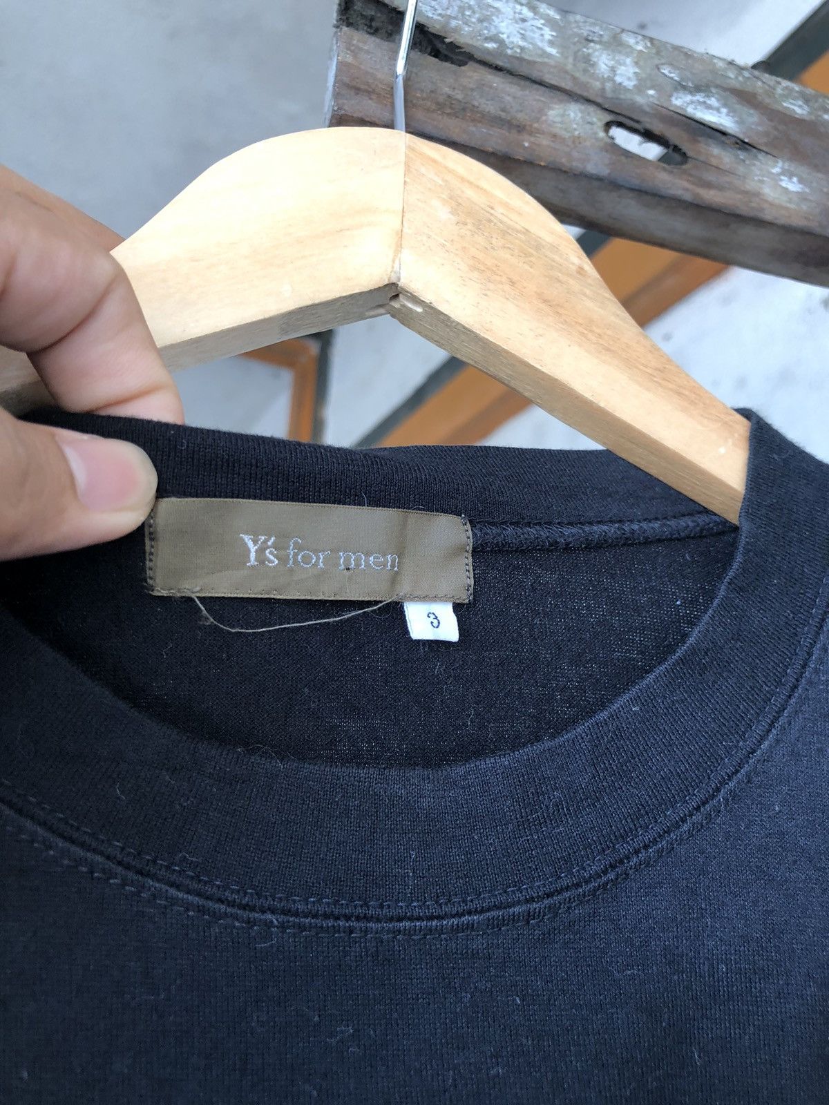 Yohji Yamamoto Vintage 90s Ys Yohji Yamamoto Long Sleeve T-shirt Size US S / EU 44-46 / 1 - 9 Thumbnail