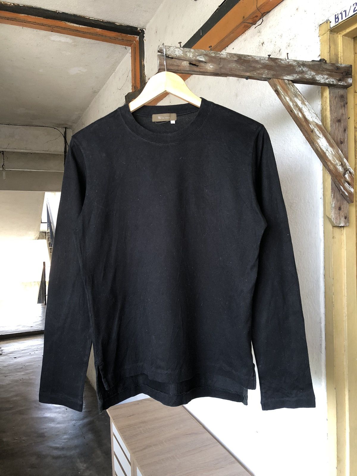 Yohji Yamamoto Vintage 90s Ys Yohji Yamamoto Long Sleeve T-shirt Size US S / EU 44-46 / 1 - 6 Thumbnail