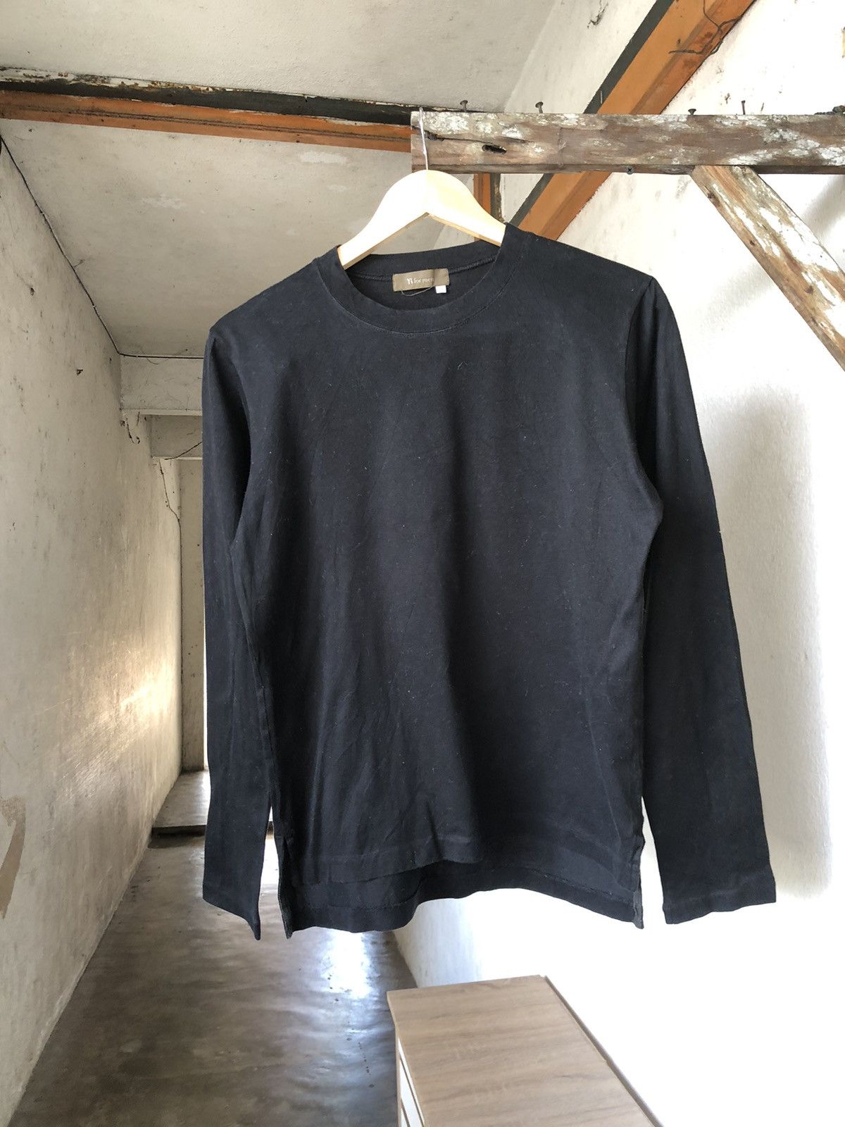 Yohji Yamamoto Vintage 90s Ys Yohji Yamamoto Long Sleeve T-shirt Size US S / EU 44-46 / 1 - 14 Thumbnail