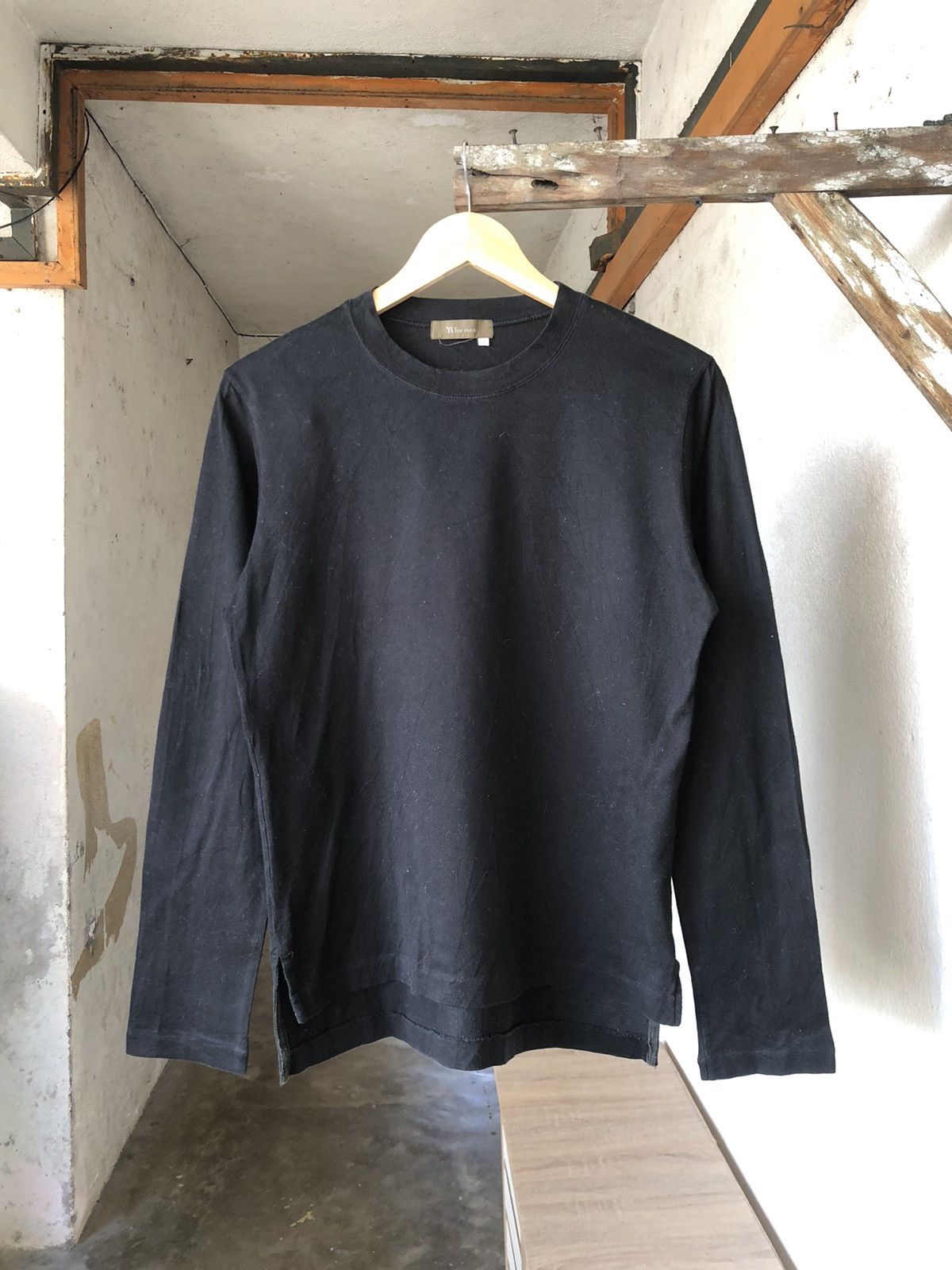 Yohji Yamamoto Vintage 90s Ys Yohji Yamamoto Long Sleeve T-shirt Size US S / EU 44-46 / 1 - 5 Thumbnail