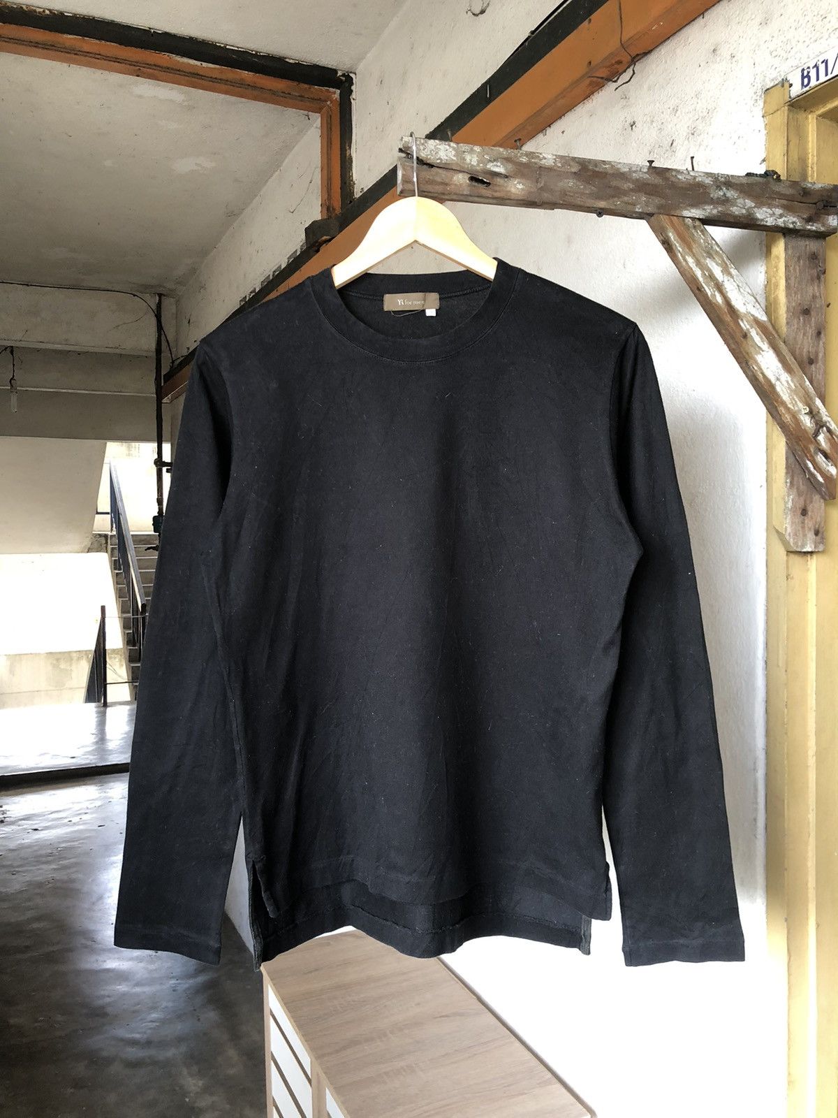 Yohji Yamamoto Vintage 90s Ys Yohji Yamamoto Long Sleeve T-shirt Size US S / EU 44-46 / 1 - 3 Thumbnail