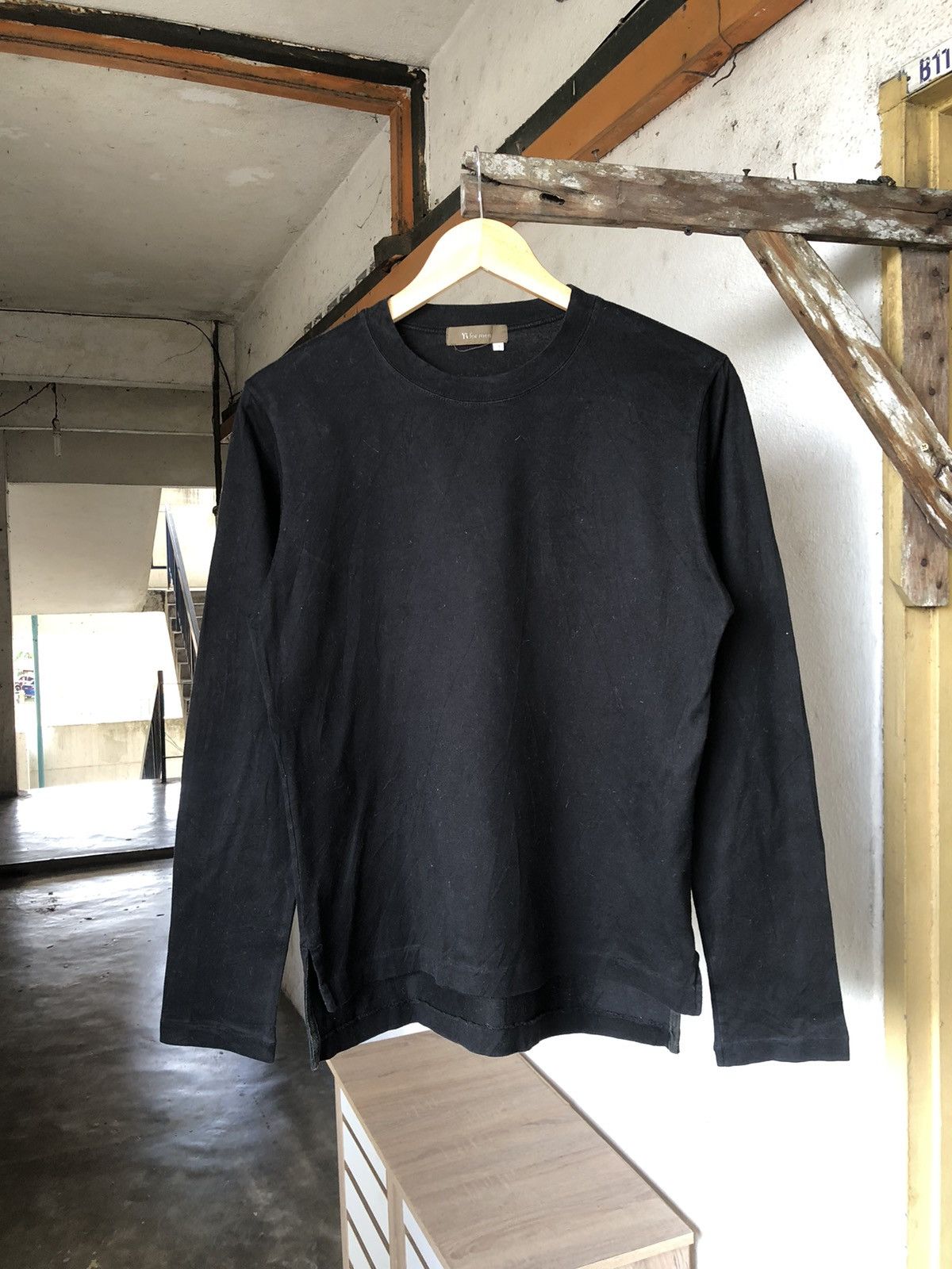 Yohji Yamamoto Vintage 90s Ys Yohji Yamamoto Long Sleeve T-shirt Size US S / EU 44-46 / 1 - 4 Thumbnail