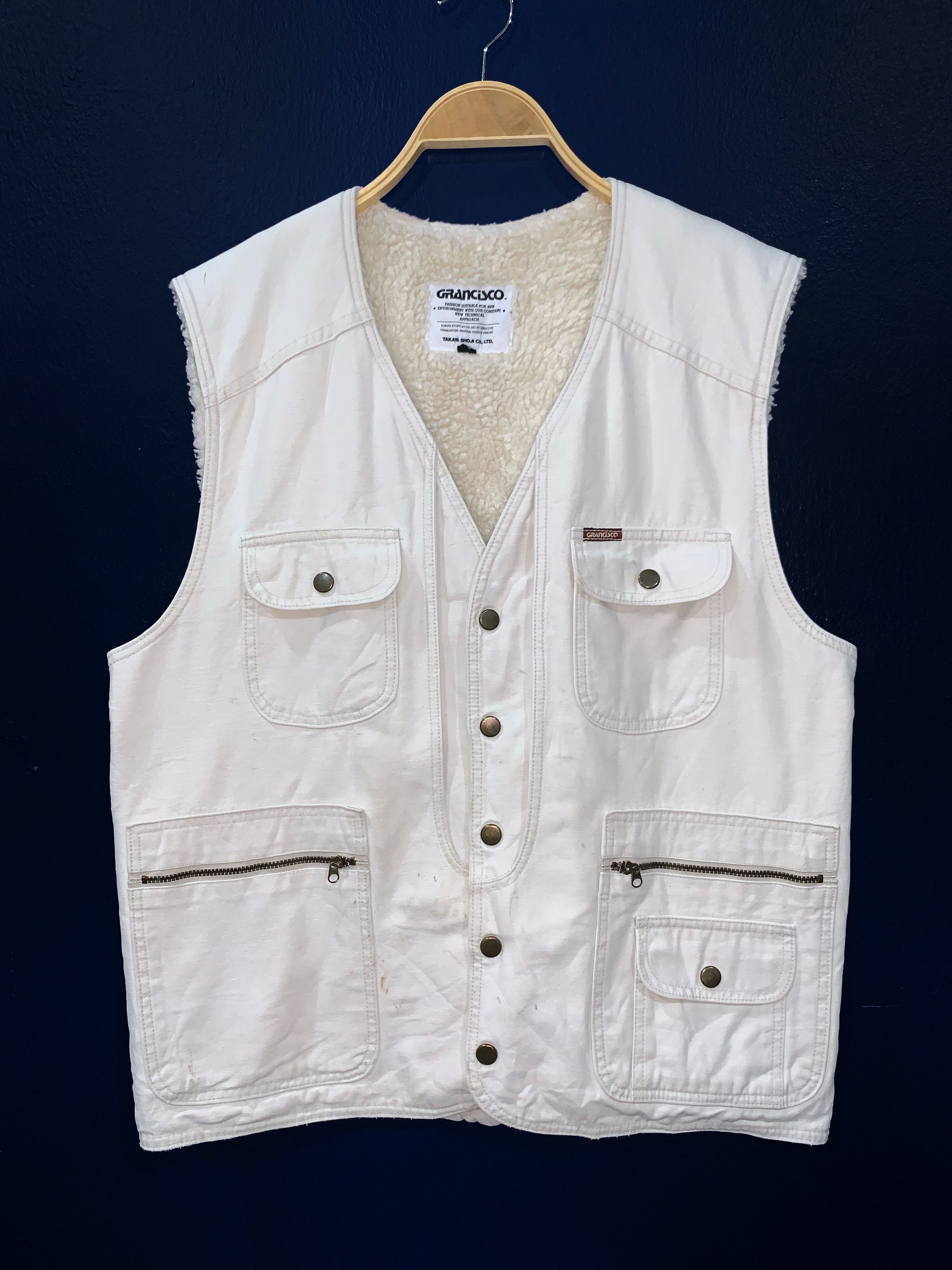 Japanese Brand Grancisco Vest Size US L / EU 52-54 / 3 - 1 Thumbnail