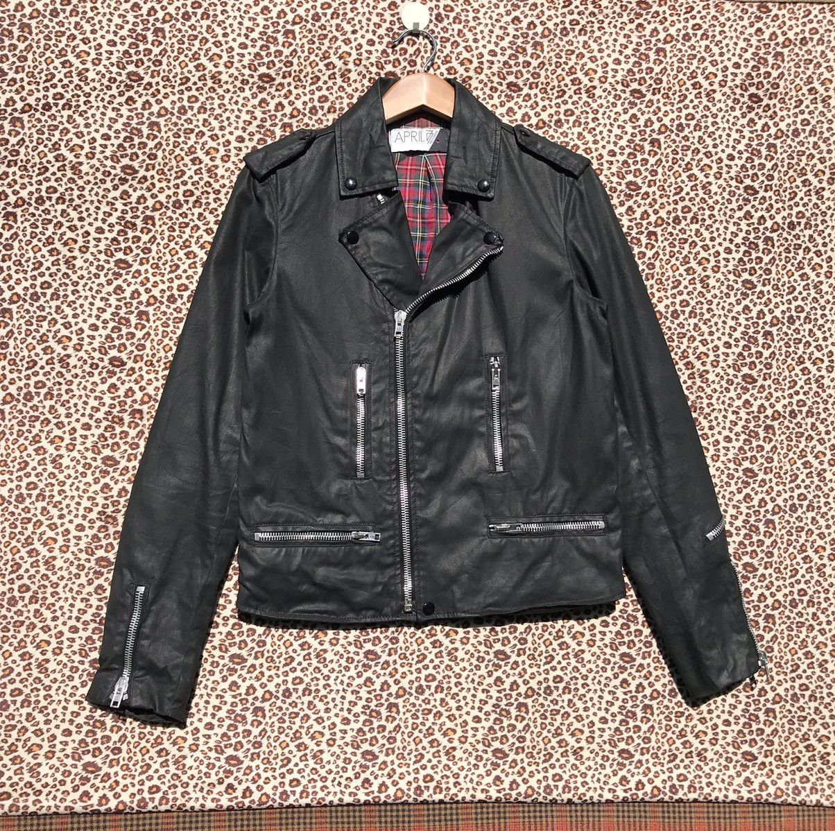 April 77 × Japanese Brand APRIL 77 Decontrol Kennedy Motorcycle Biker Jacket Size US S / EU 44-46 / 1 - 2 Thumbnail