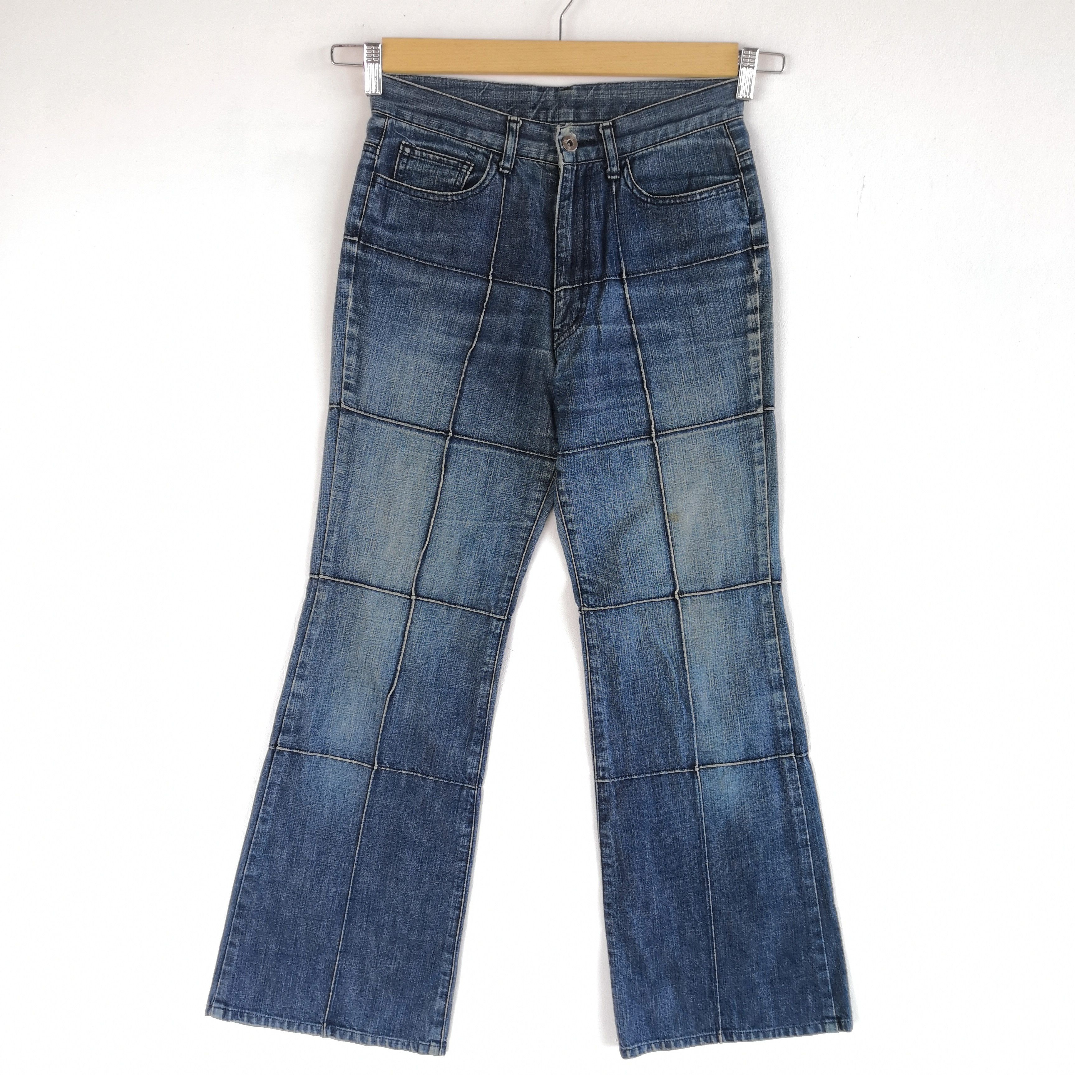 Boycott Vintage Boycott Jeans Japanese Flare Patchwork Bootcut Denim Size 26" / US 2 / IT 38 - 3 Thumbnail