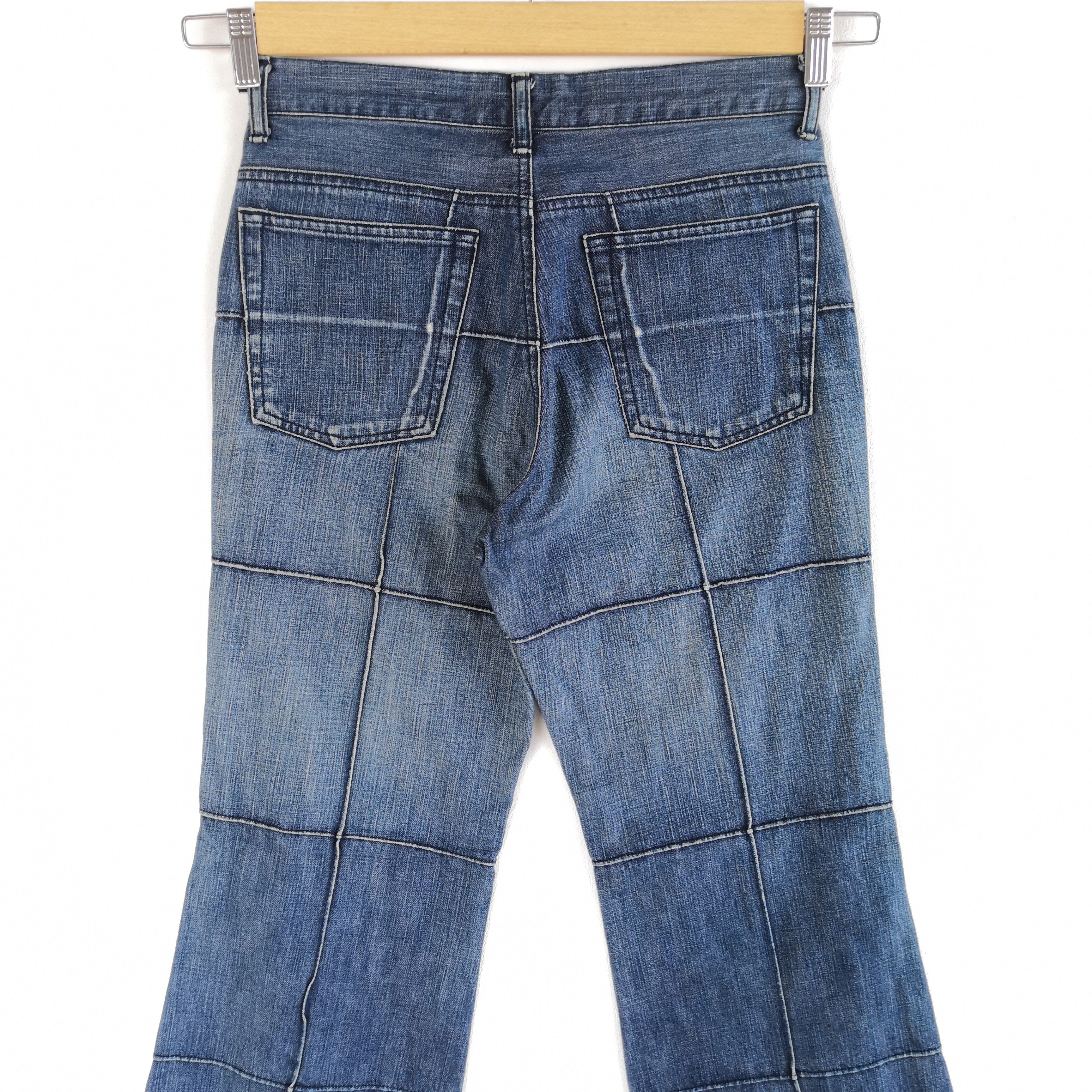 Boycott Vintage Boycott Jeans Japanese Flare Patchwork Bootcut Denim Size 26" / US 2 / IT 38 - 4 Thumbnail