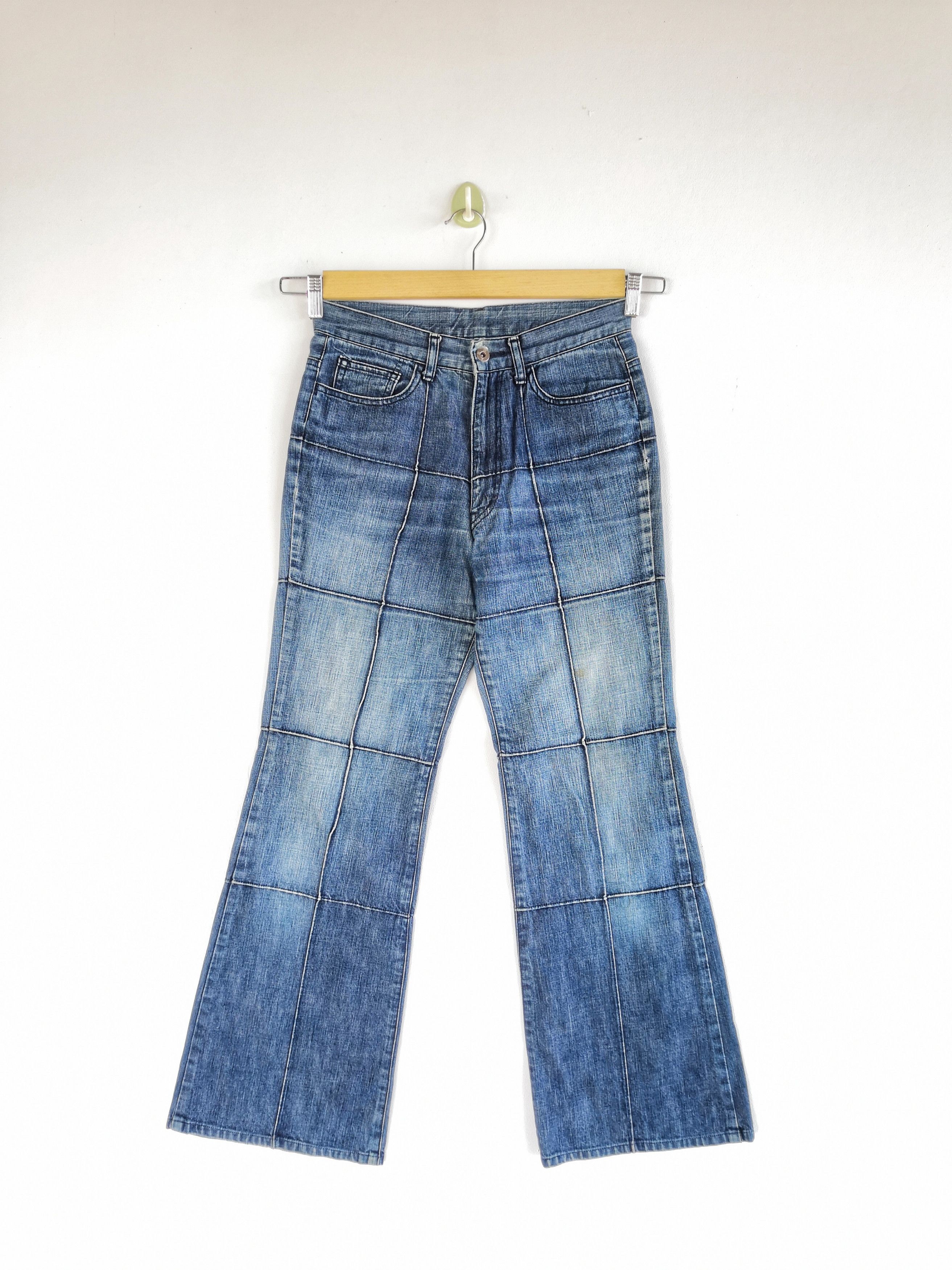 Boycott Vintage Boycott Jeans Japanese Flare Patchwork Bootcut Denim Size 26" / US 2 / IT 38 - 1 Thumbnail