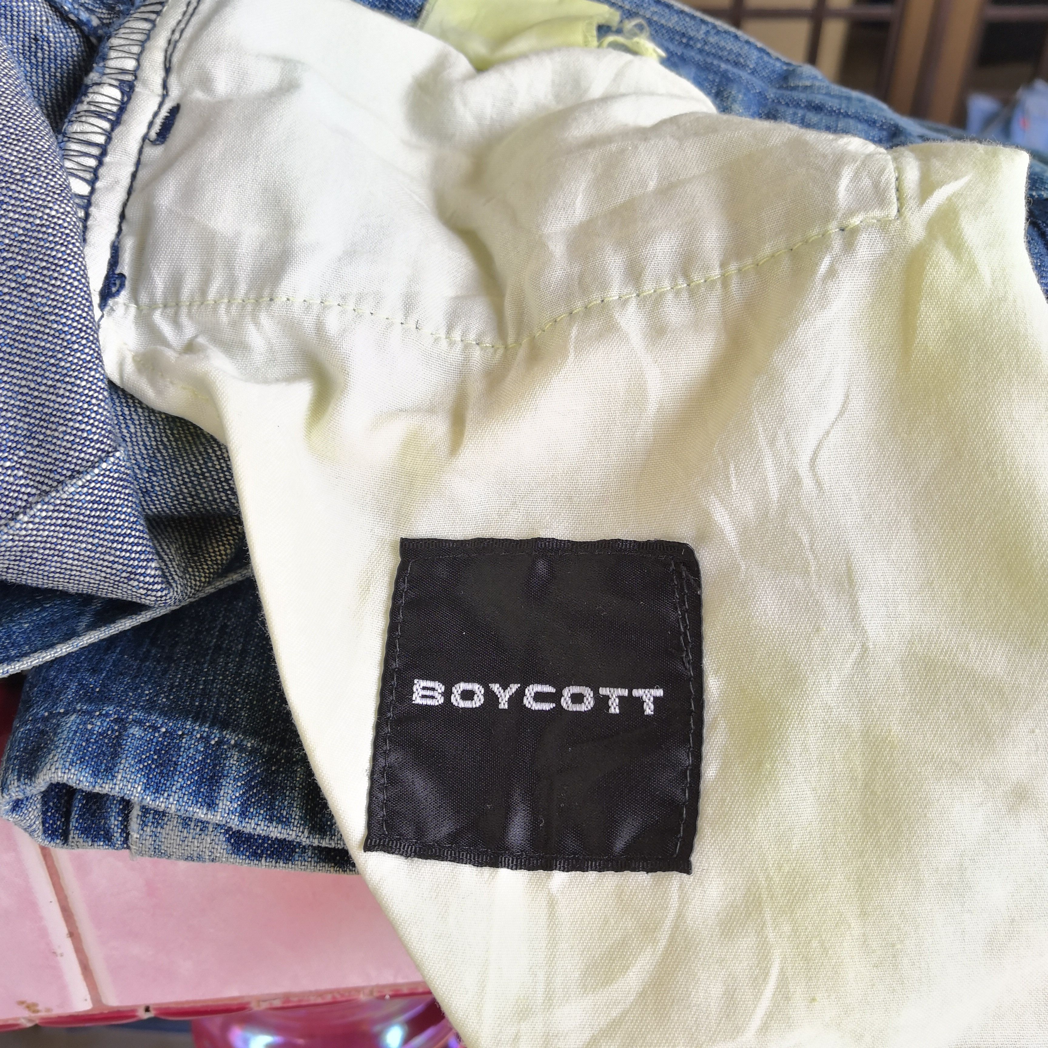 Boycott Vintage Boycott Jeans Japanese Flare Patchwork Bootcut Denim Size 26" / US 2 / IT 38 - 11 Thumbnail