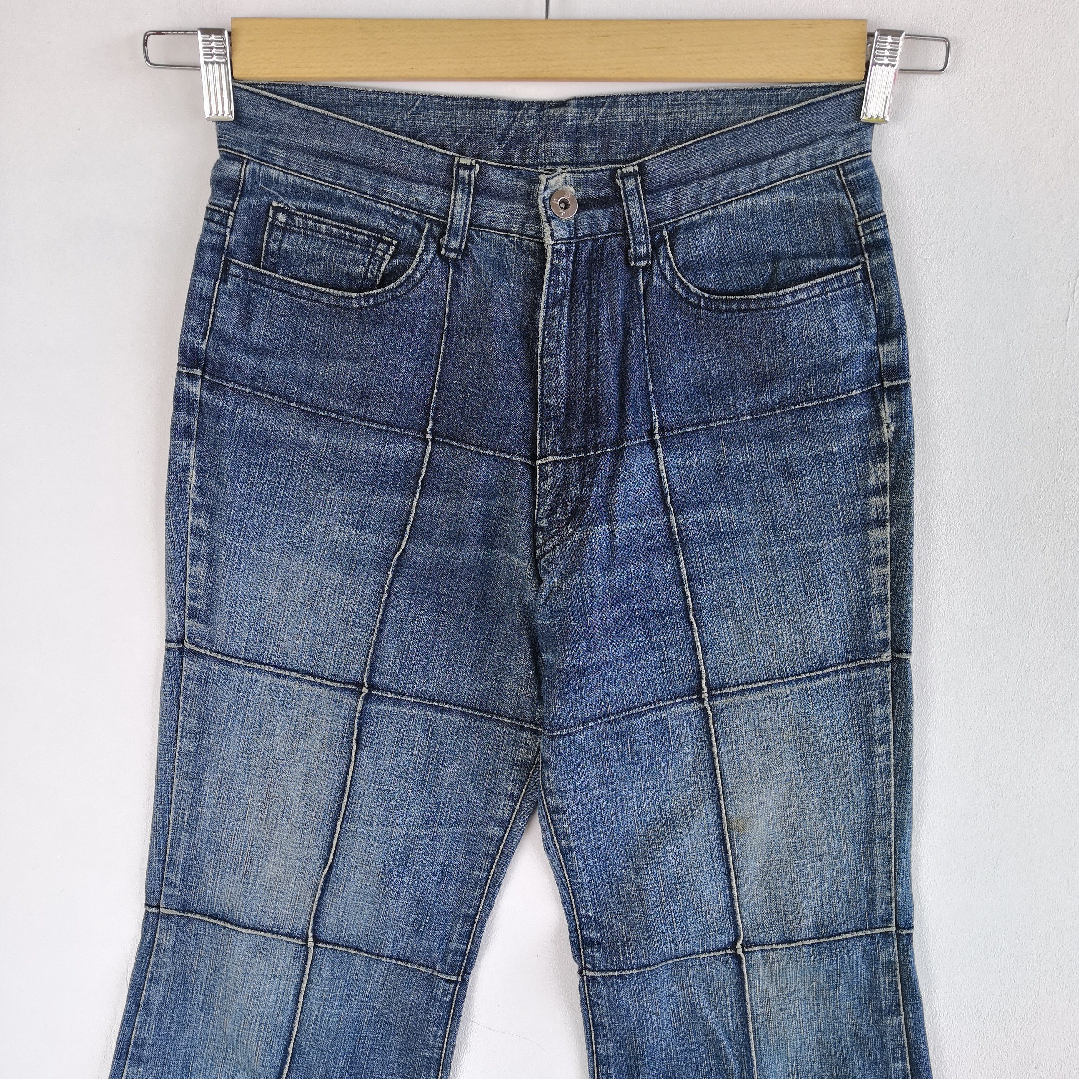 Boycott Vintage Boycott Jeans Japanese Flare Patchwork Bootcut Denim Size 26" / US 2 / IT 38 - 7 Thumbnail