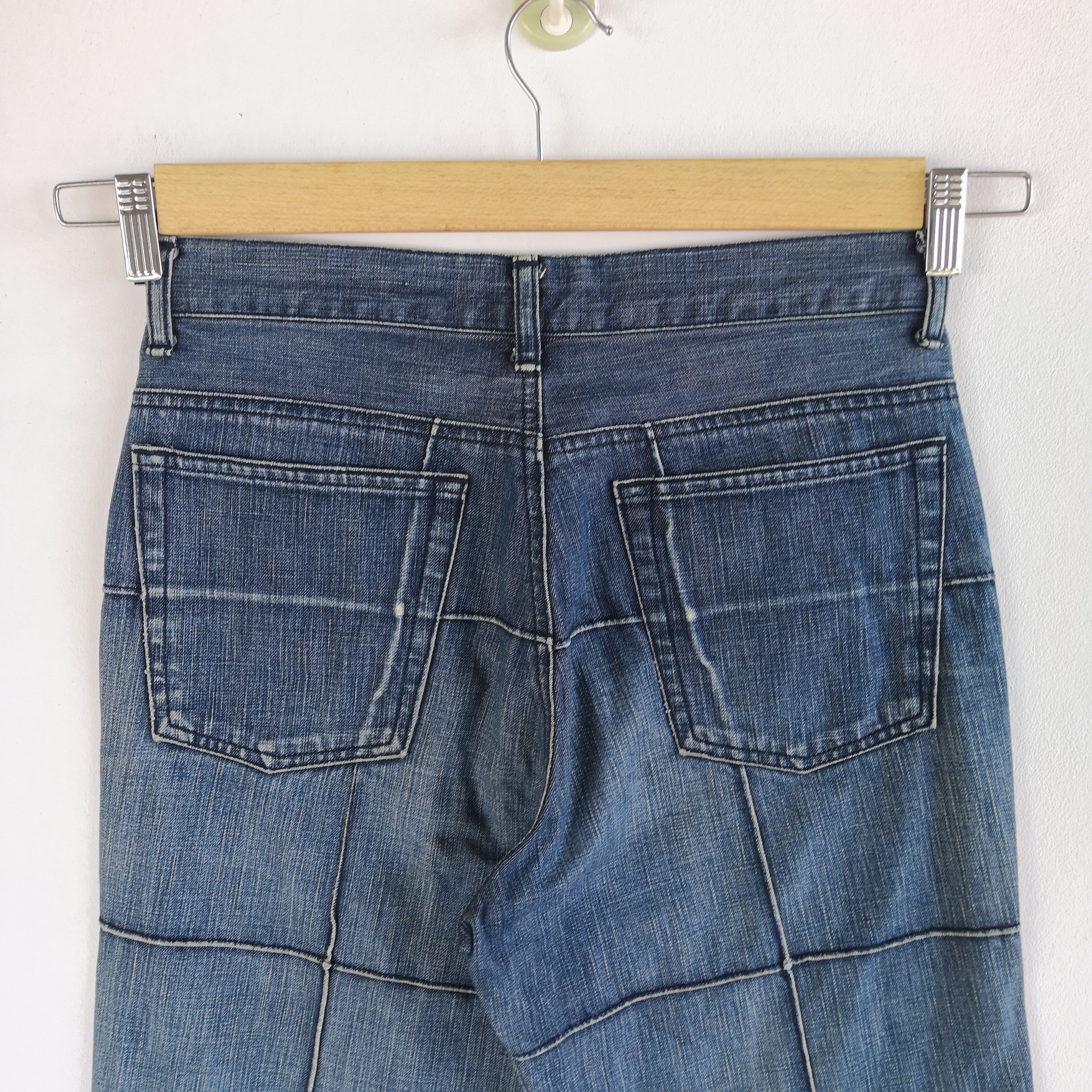 Boycott Vintage Boycott Jeans Japanese Flare Patchwork Bootcut Denim Size 26" / US 2 / IT 38 - 6 Thumbnail