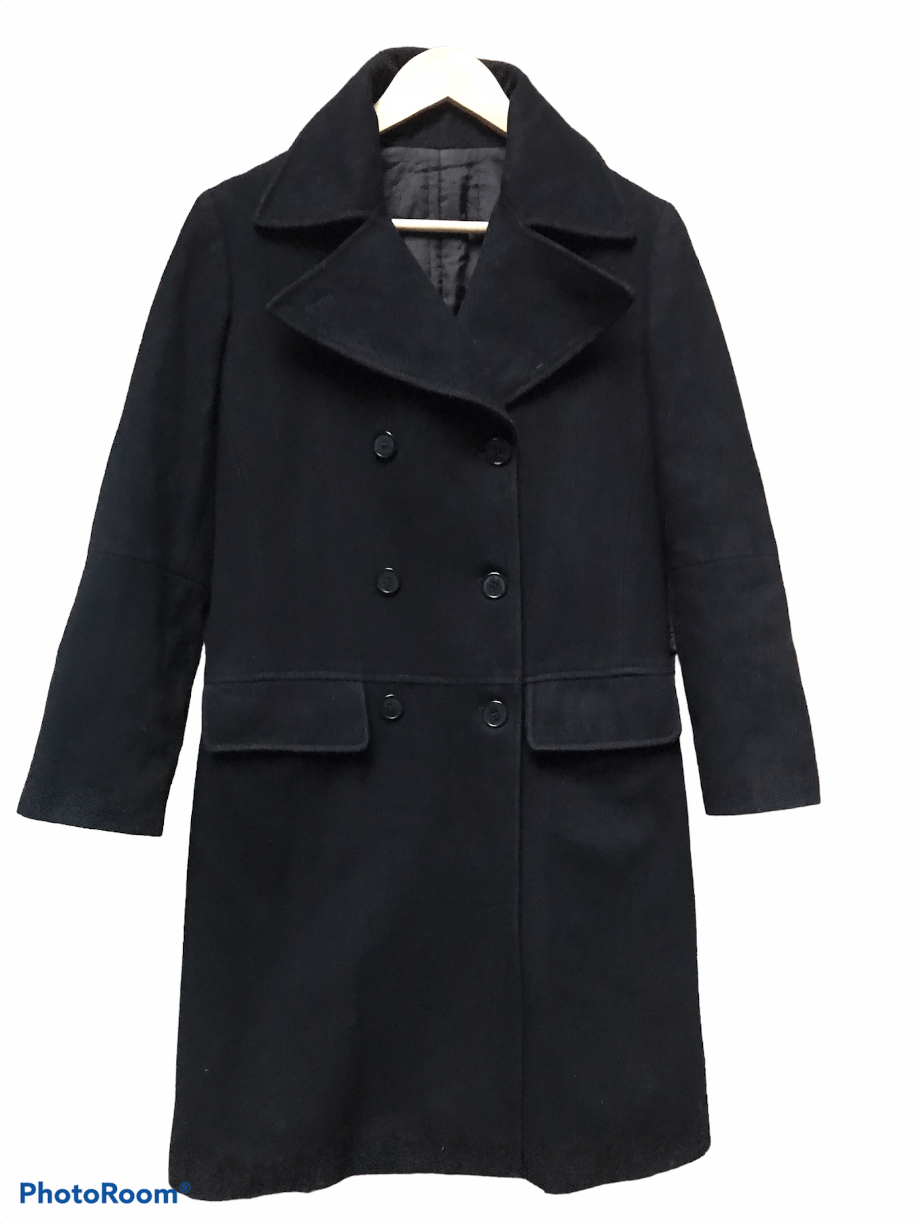 Helmut Lang Archive 1997 Helmut Lang Wool Double Breast Long Coat Size S / US 4 / IT 40 - 1 Thumbnail