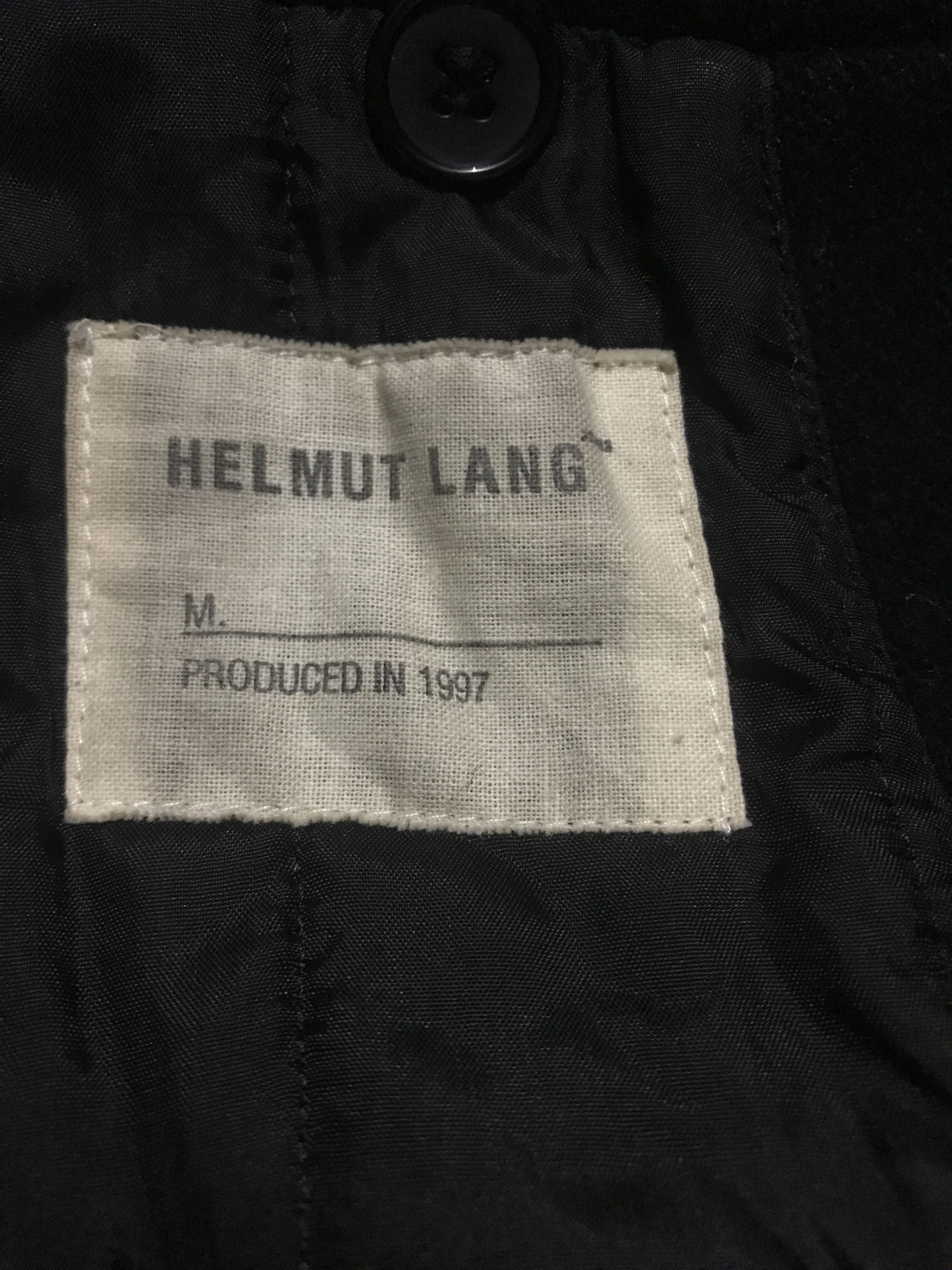 Helmut Lang Archive 1997 Helmut Lang Wool Double Breast Long Coat Size S / US 4 / IT 40 - 3 Thumbnail