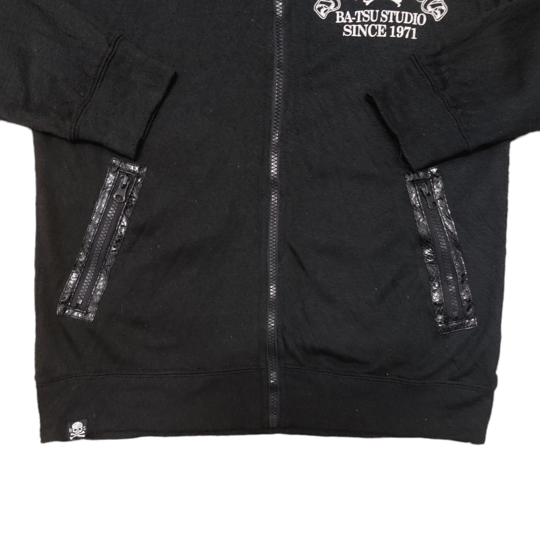 Japanese Brand Vintage Ba-Tsu Studio Skull Hoodie Zipper Size US S / EU 44-46 / 1 - 6 Thumbnail