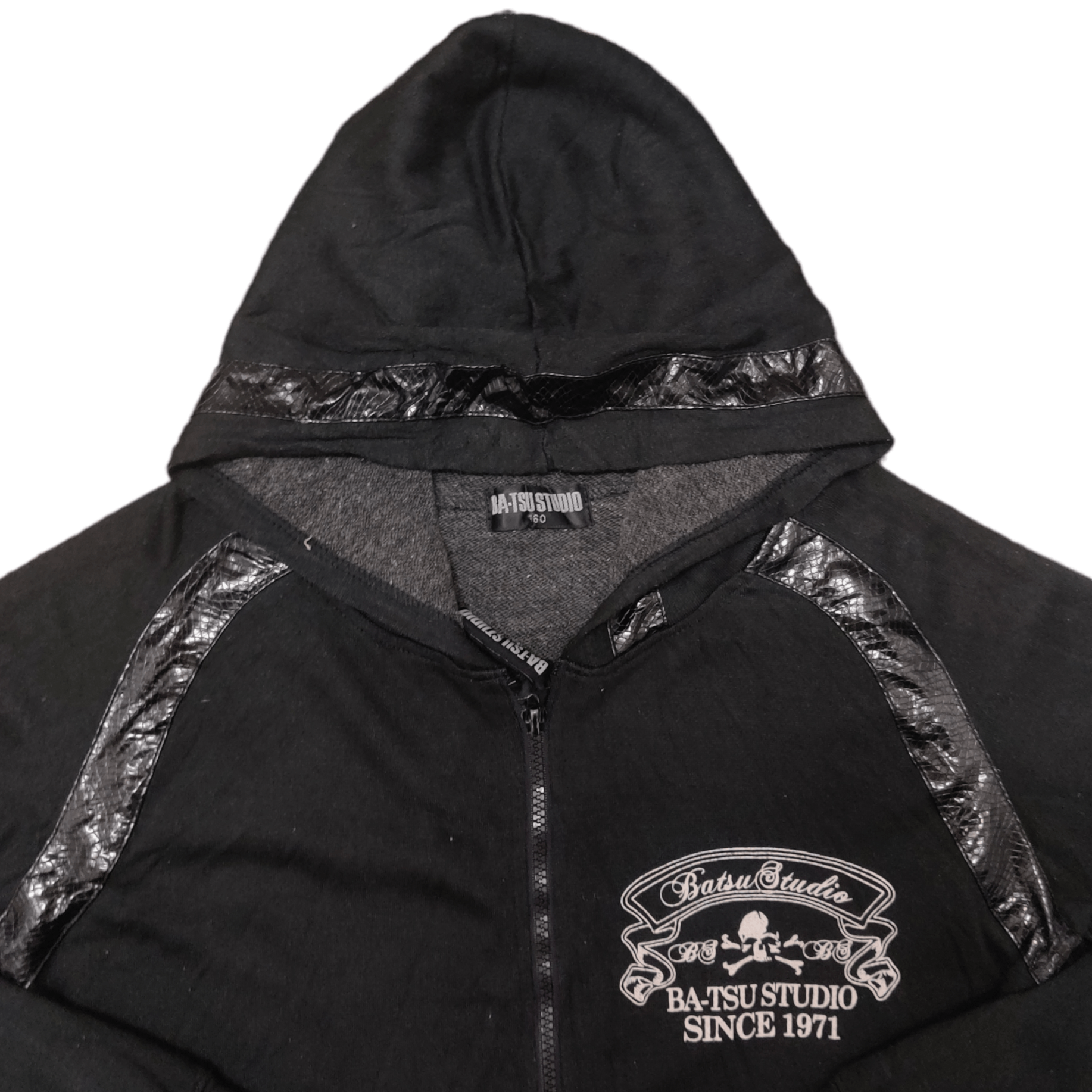 Japanese Brand Vintage Ba-Tsu Studio Skull Hoodie Zipper Size US S / EU 44-46 / 1 - 5 Thumbnail