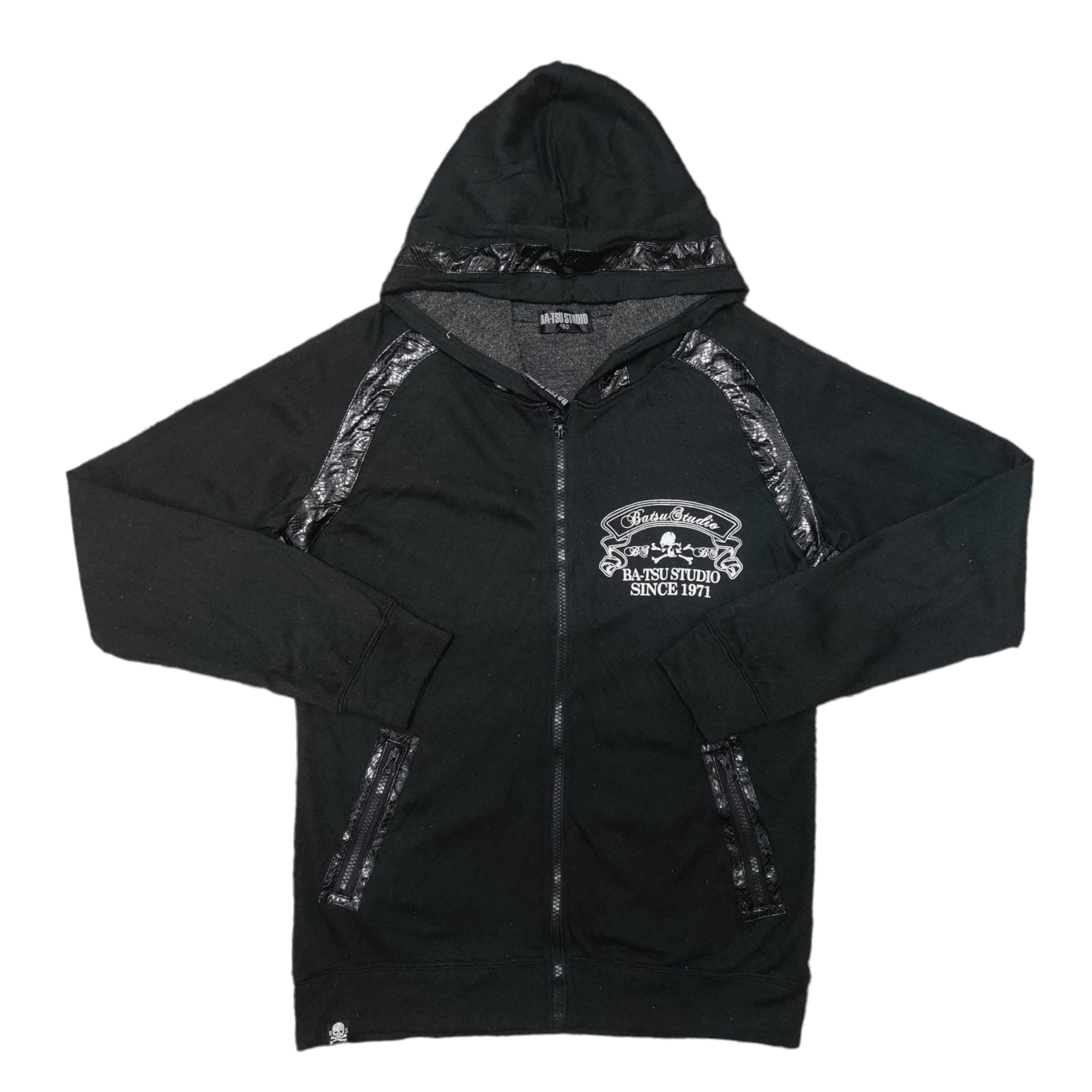 Japanese Brand Vintage Ba-Tsu Studio Skull Hoodie Zipper Size US S / EU 44-46 / 1 - 4 Thumbnail