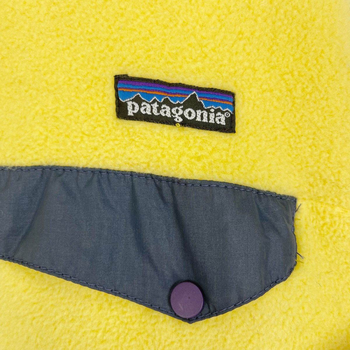 Patagonia × Vintage 90’s Patagonia Yellow Fleece Size US M / EU 48-50 / 2 - 6 Thumbnail