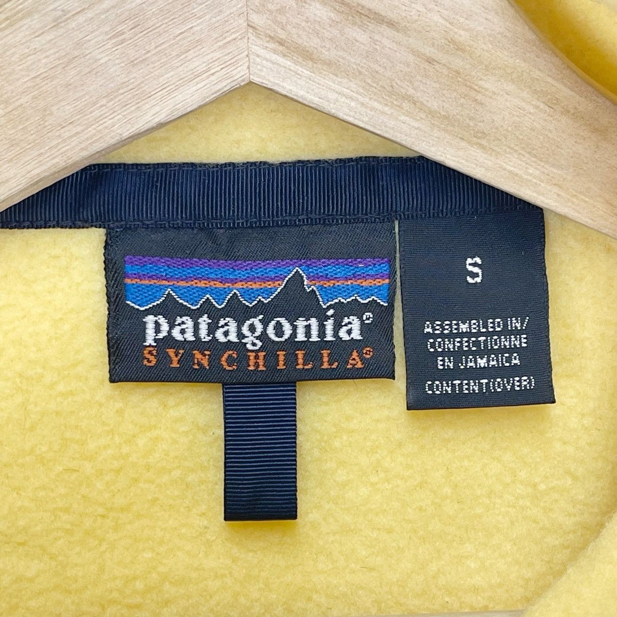 Patagonia × Vintage 90’s Patagonia Yellow Fleece Size US M / EU 48-50 / 2 - 7 Thumbnail