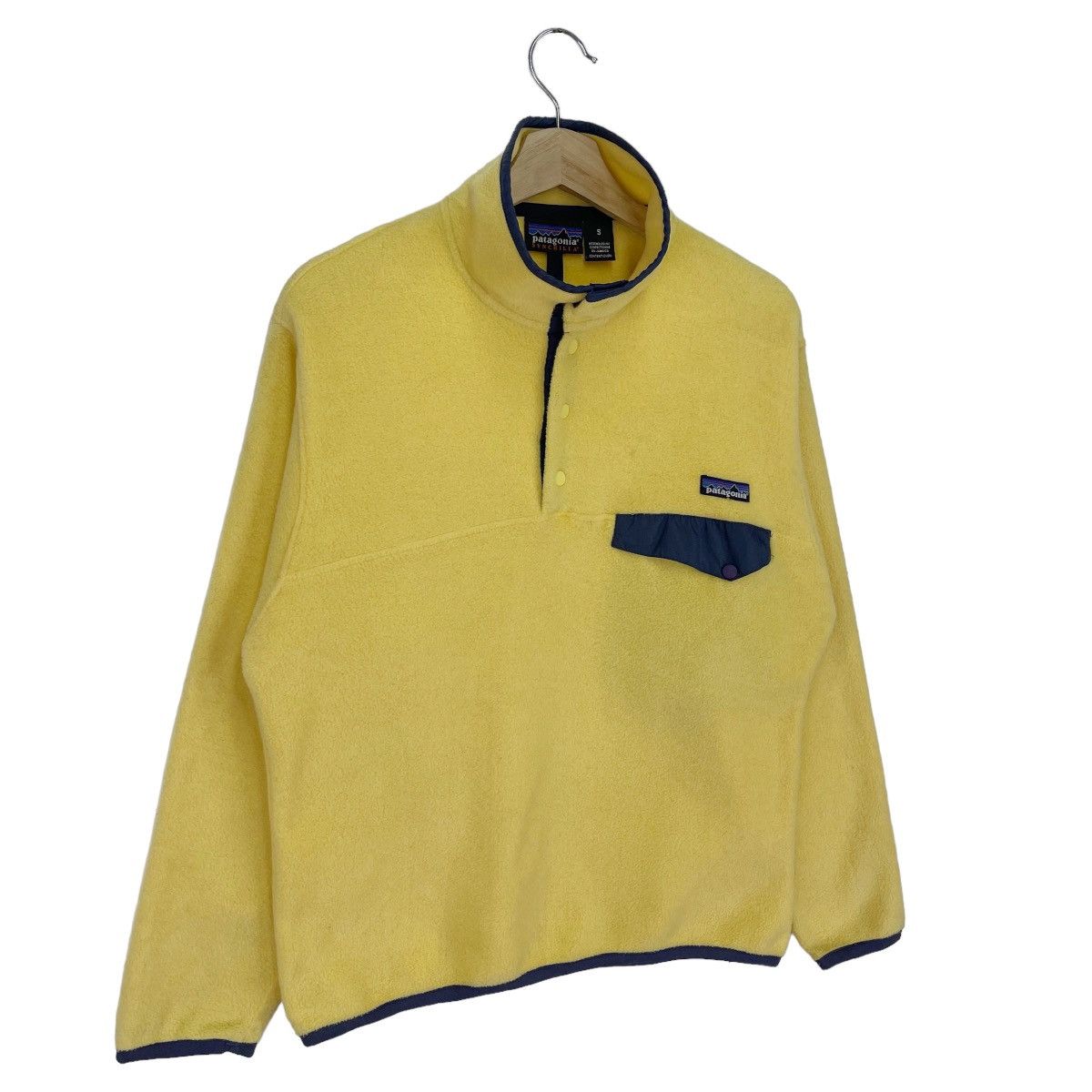 Patagonia × Vintage 90’s Patagonia Yellow Fleece Size US M / EU 48-50 / 2 - 3 Thumbnail
