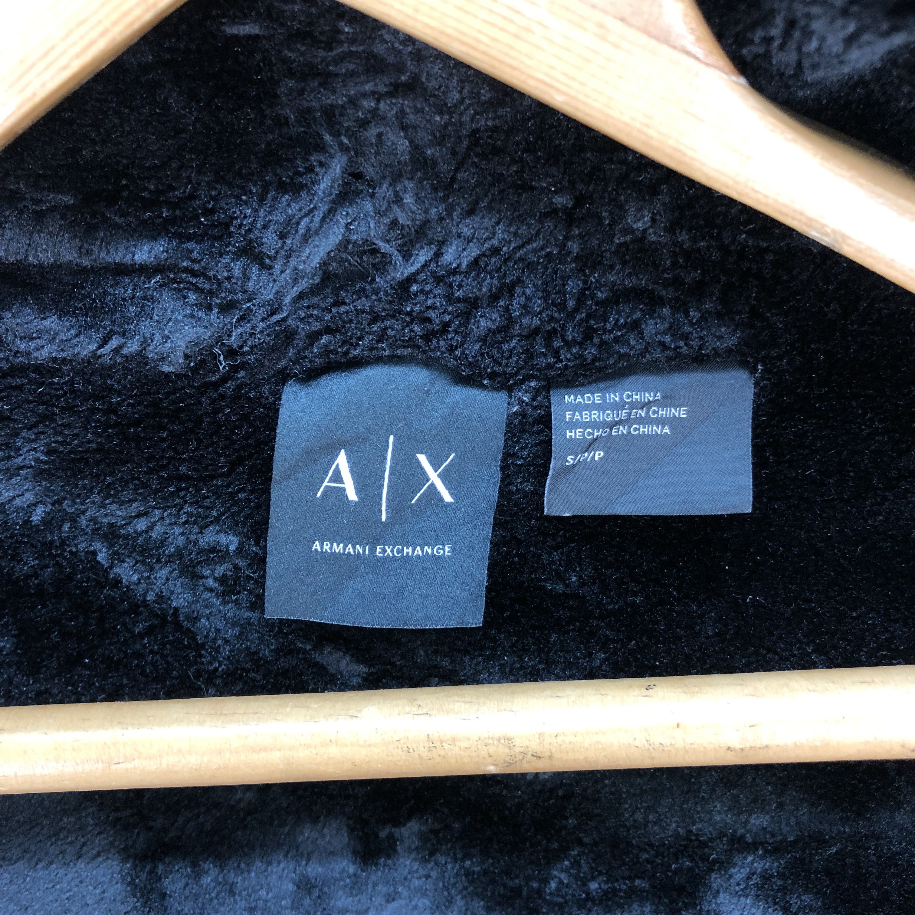 Armani Exchange Trashed Armani Exchange Sherpa Hoodies #5790-207 Size US S / EU 44-46 / 1 - 12 Thumbnail