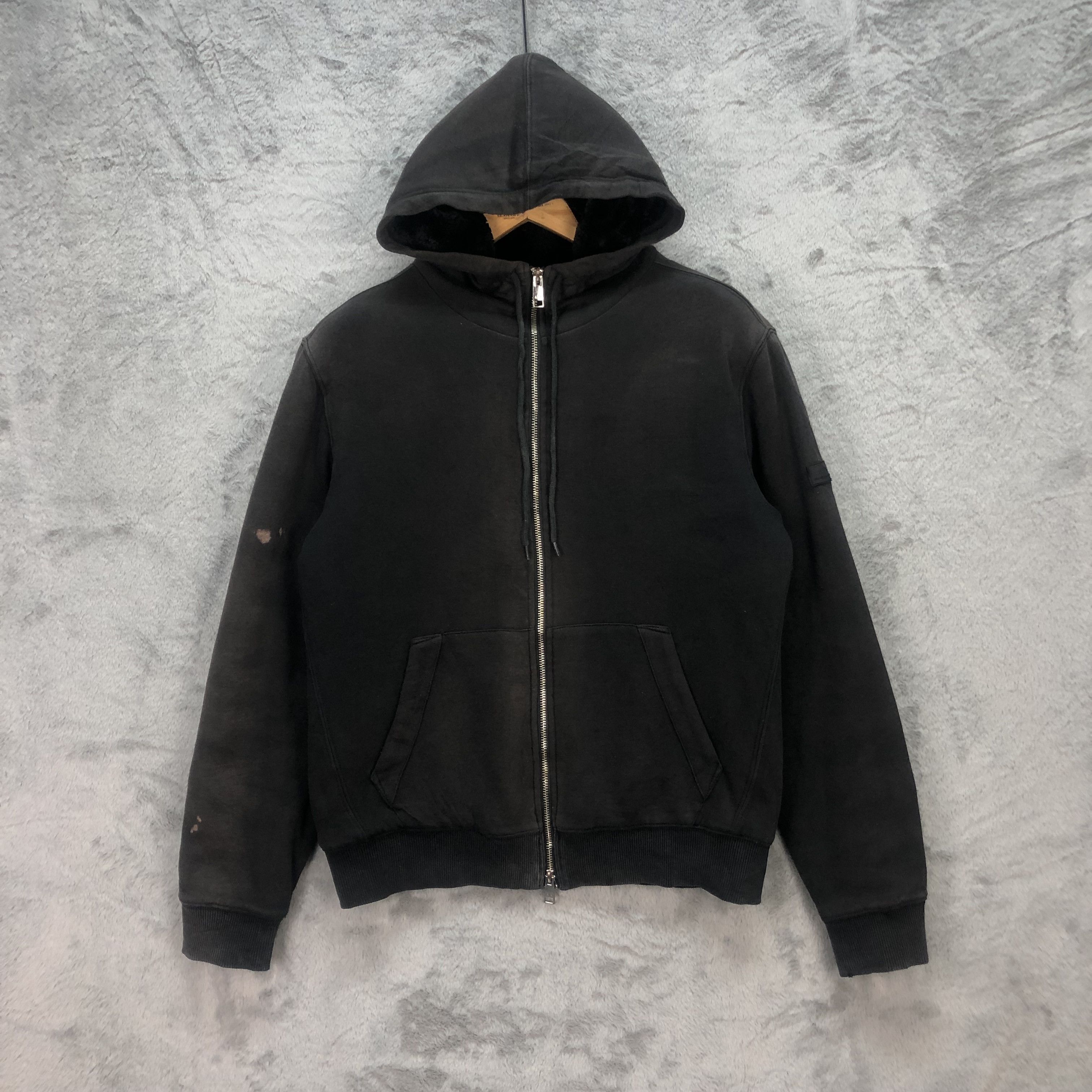 Armani Exchange Trashed Armani Exchange Sherpa Hoodies #5790-207 Size US S / EU 44-46 / 1 - 1 Thumbnail