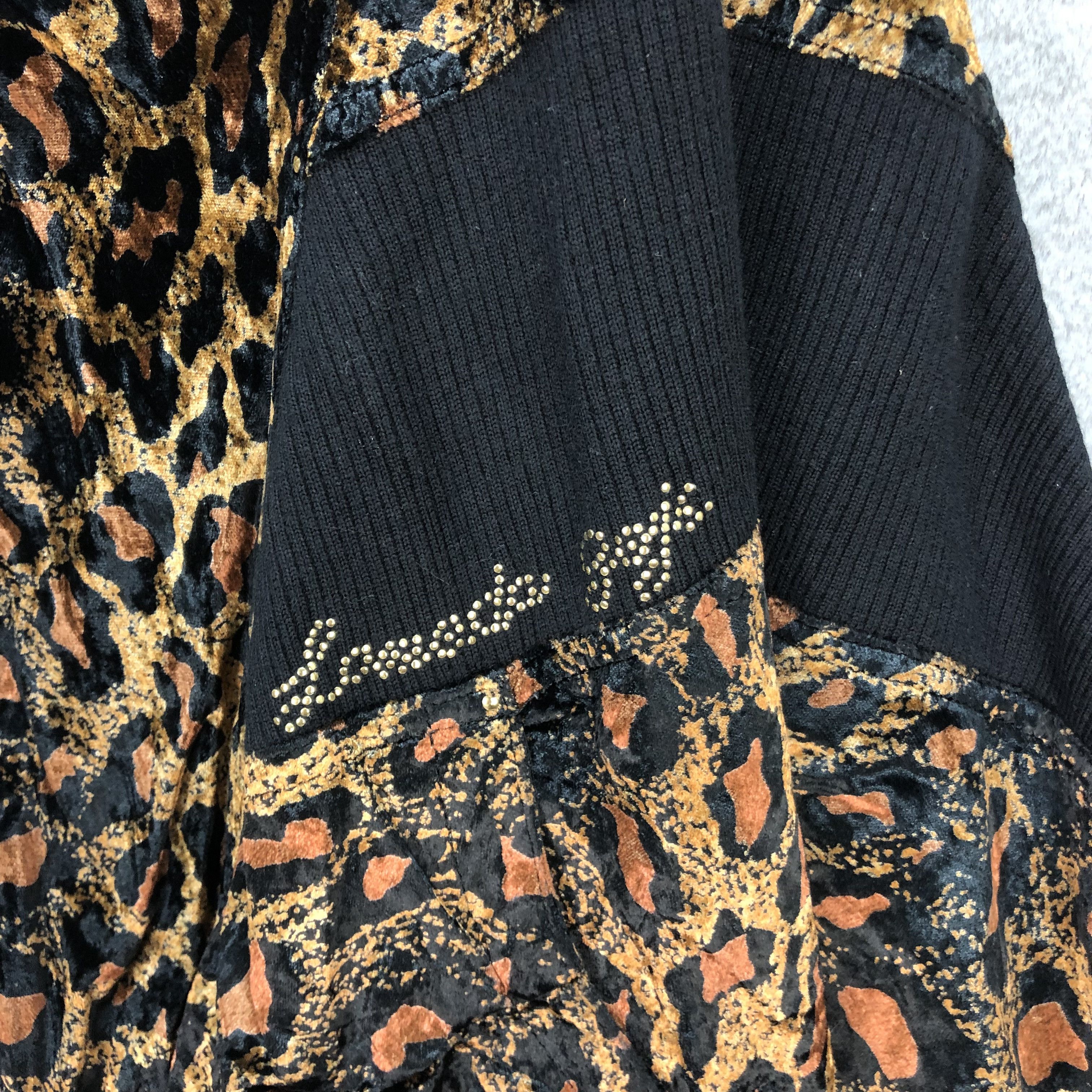 Japanese Brand Lamoda Goji Street Style Printed Boxy Jacket #5851-210 Size L / US 10 / IT 46 - 4 Thumbnail