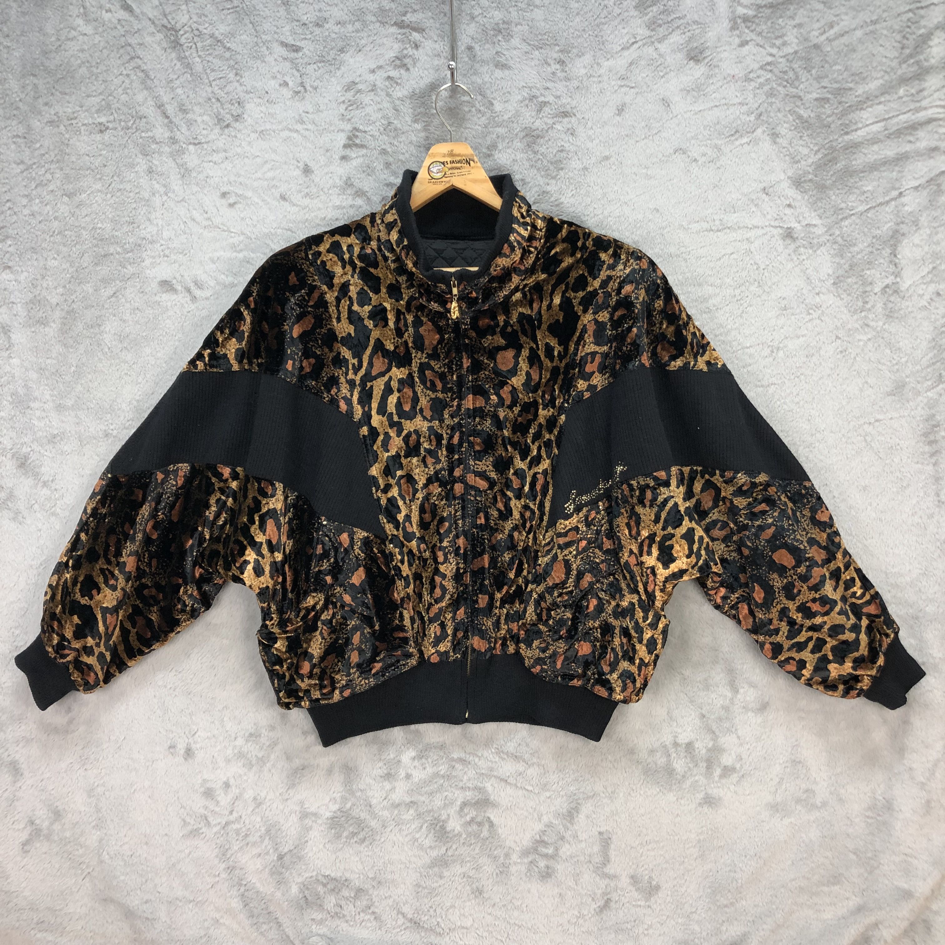 Japanese Brand Lamoda Goji Street Style Printed Boxy Jacket #5851-210 Size L / US 10 / IT 46 - 1 Thumbnail