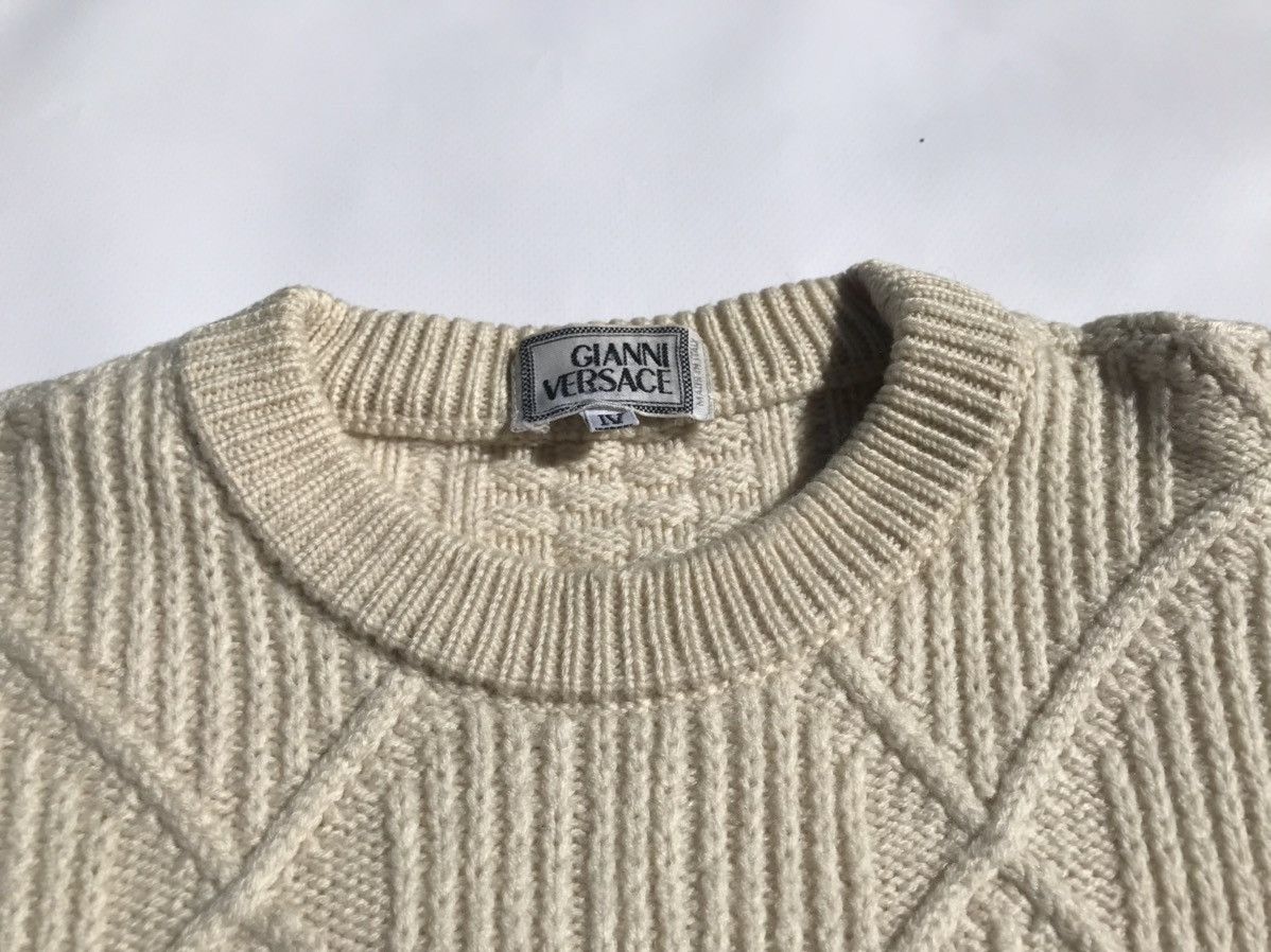 Versace Vintage Gianni Versace knitted sweater Size US M / EU 48-50 / 2 - 5 Thumbnail