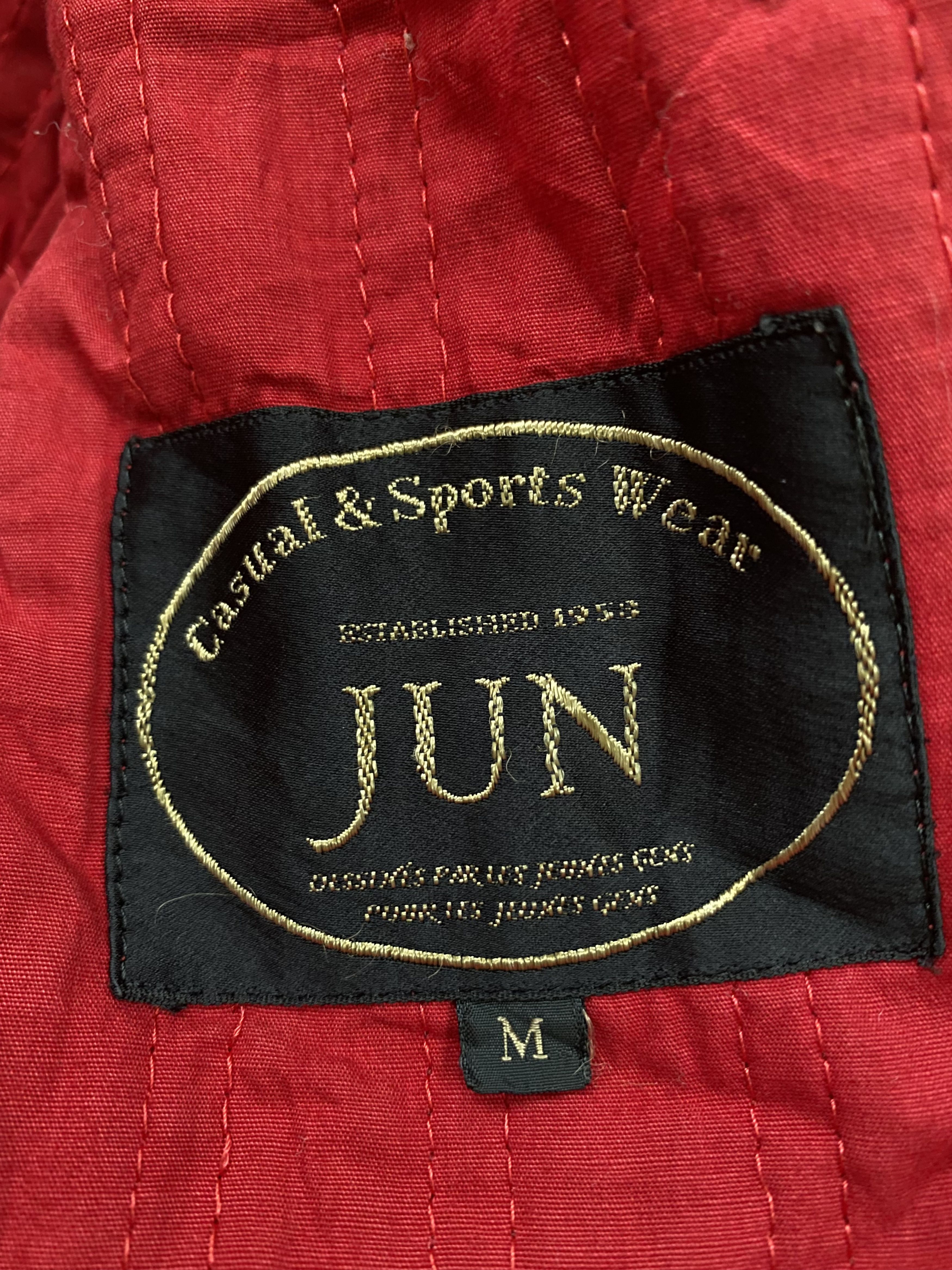 Japanese Brand × Seditionaries Rare Vintage Jun Ultility Multi Pocket Bomber Jacket 80s Size US M / EU 48-50 / 2 - 5 Thumbnail