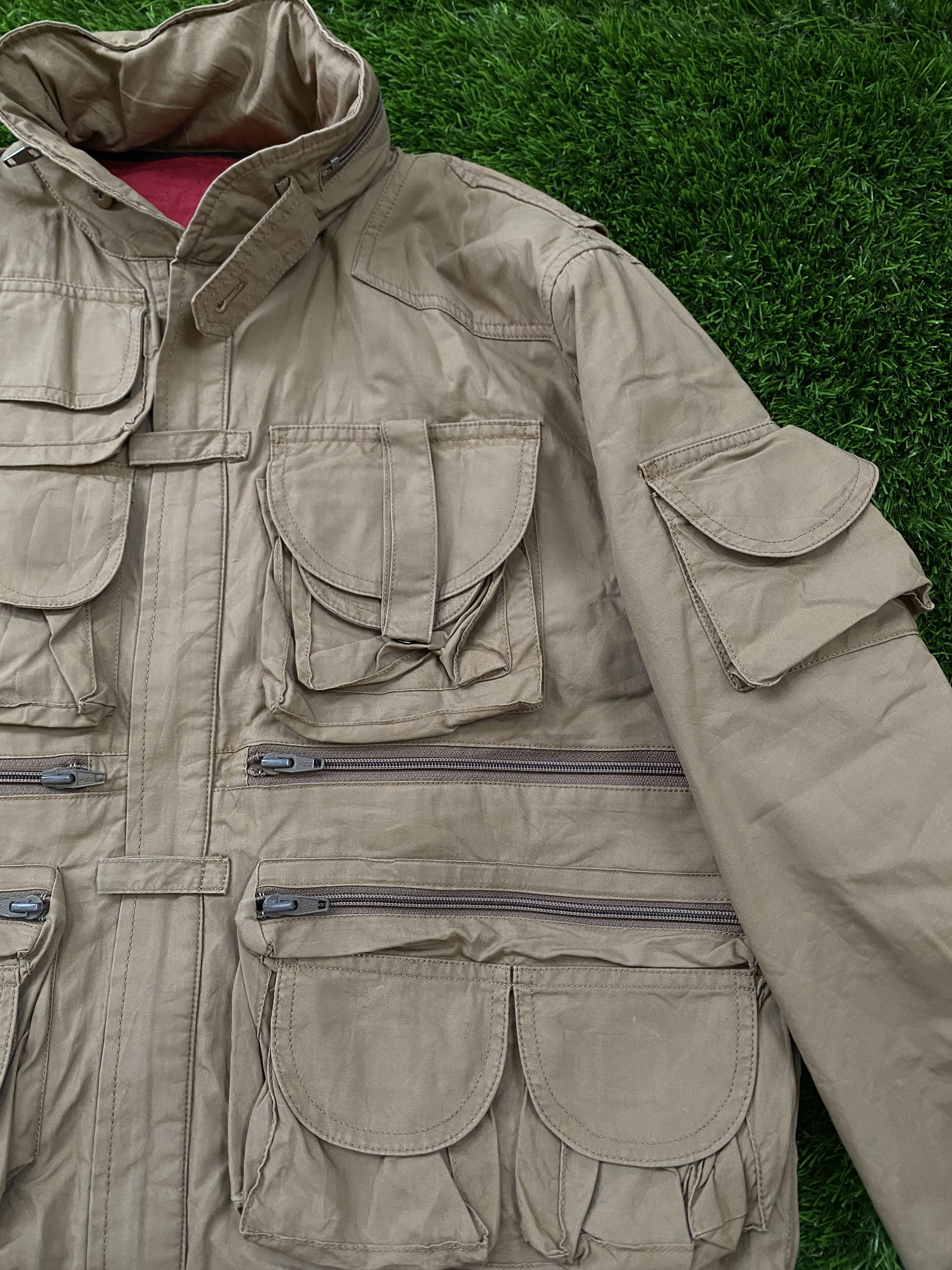 Japanese Brand × Seditionaries Rare Vintage Jun Ultility Multi Pocket Bomber Jacket 80s Size US M / EU 48-50 / 2 - 2 Thumbnail