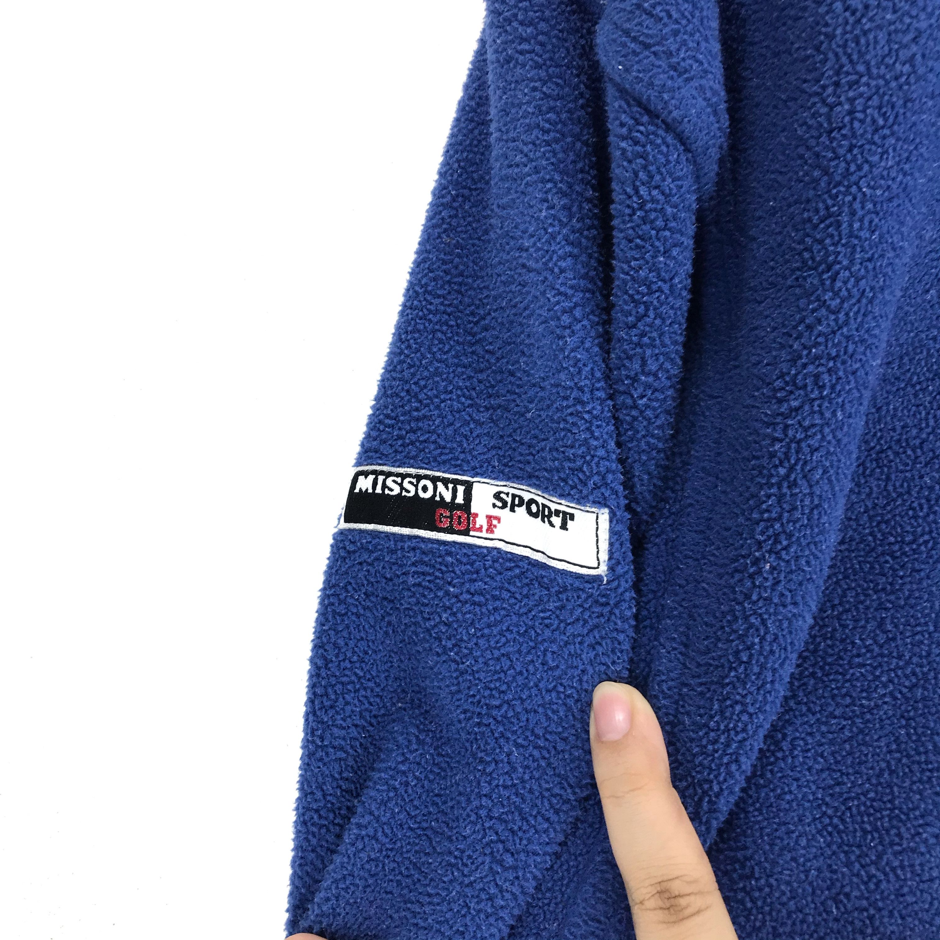 Missoni MISSONI Sport Golf Embroidery Logo Fleece #2350-92 Size US M / EU 48-50 / 2 - 9 Thumbnail