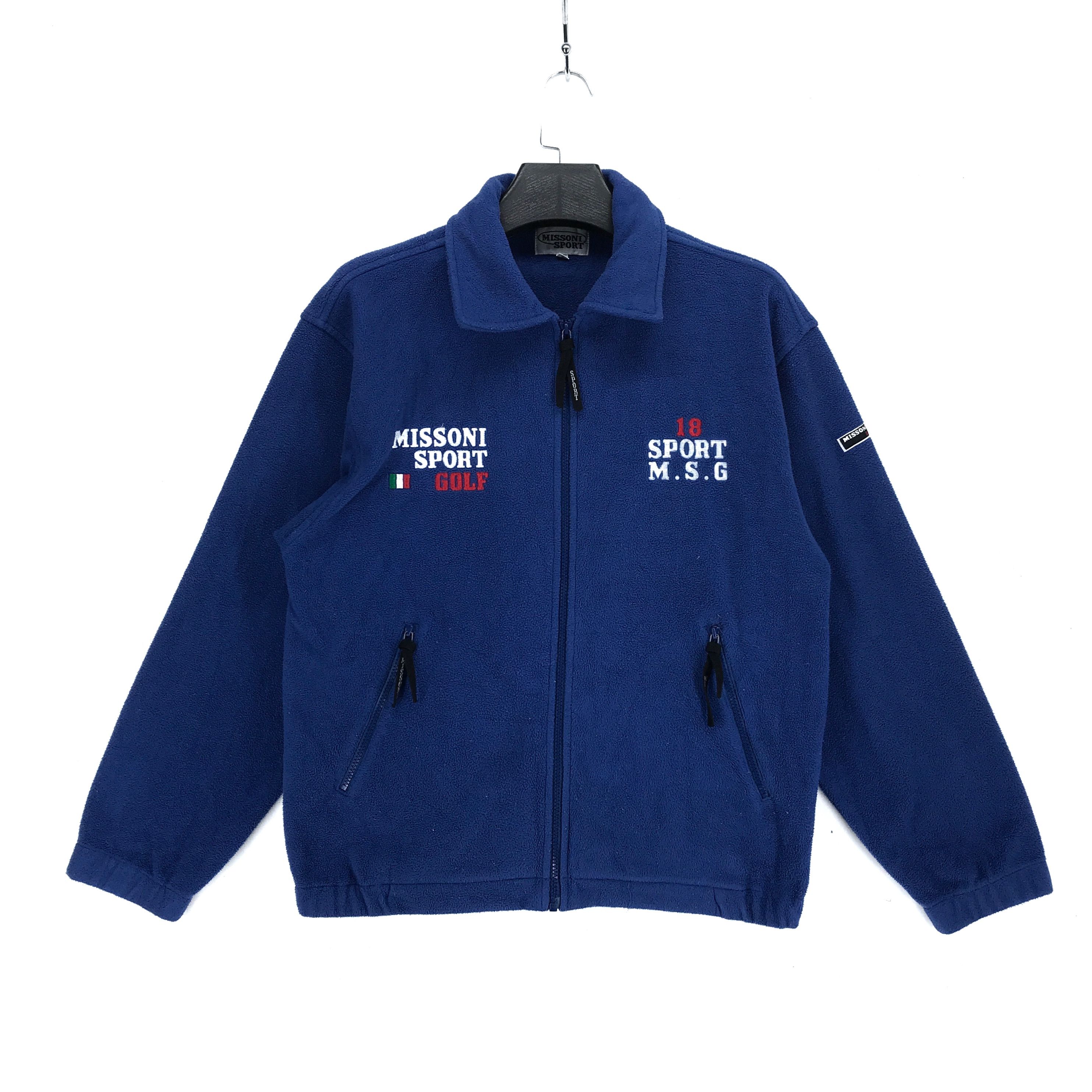 Missoni MISSONI Sport Golf Embroidery Logo Fleece #2350-92 Size US M / EU 48-50 / 2 - 1 Thumbnail