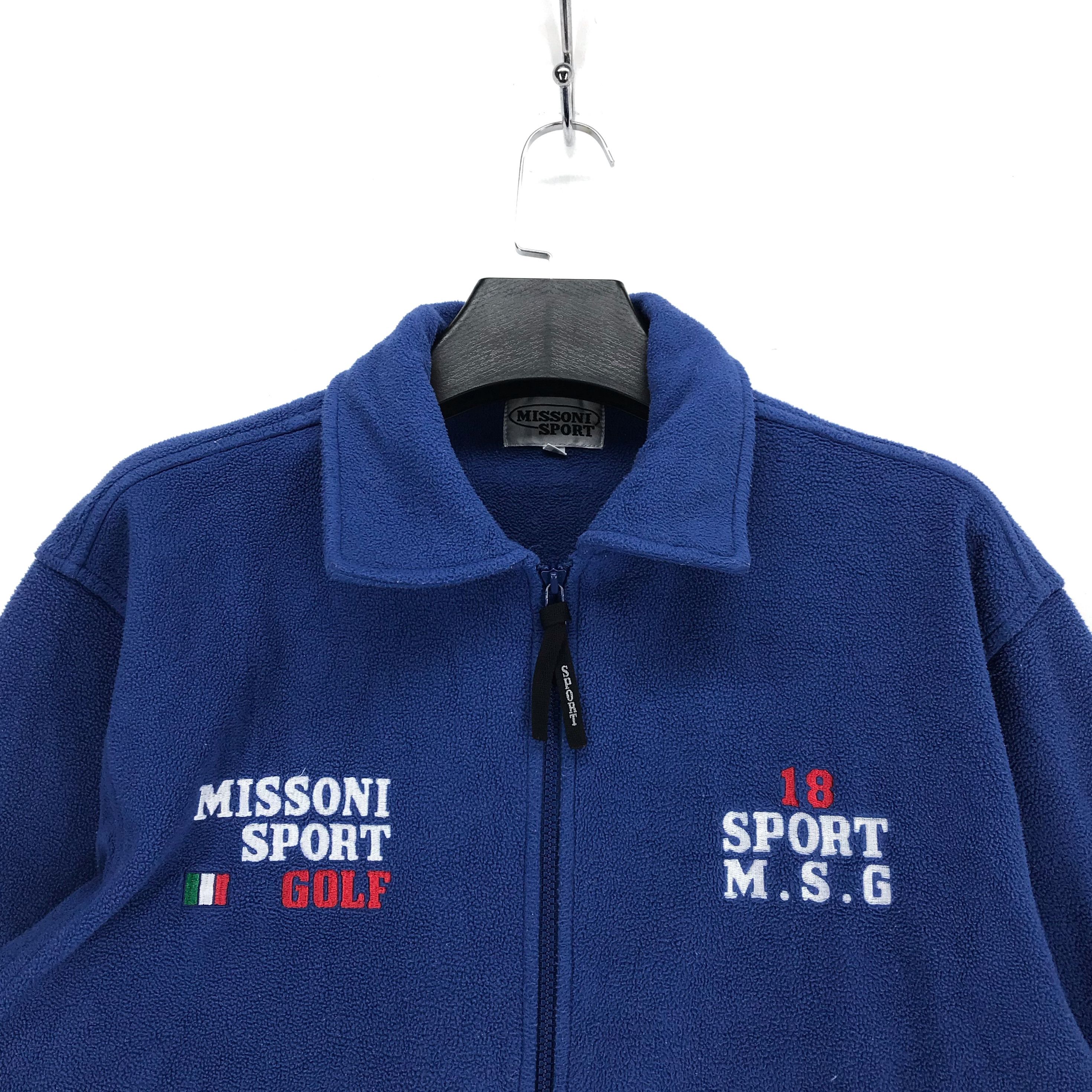 Missoni MISSONI Sport Golf Embroidery Logo Fleece #2350-92 Size US M / EU 48-50 / 2 - 2 Thumbnail
