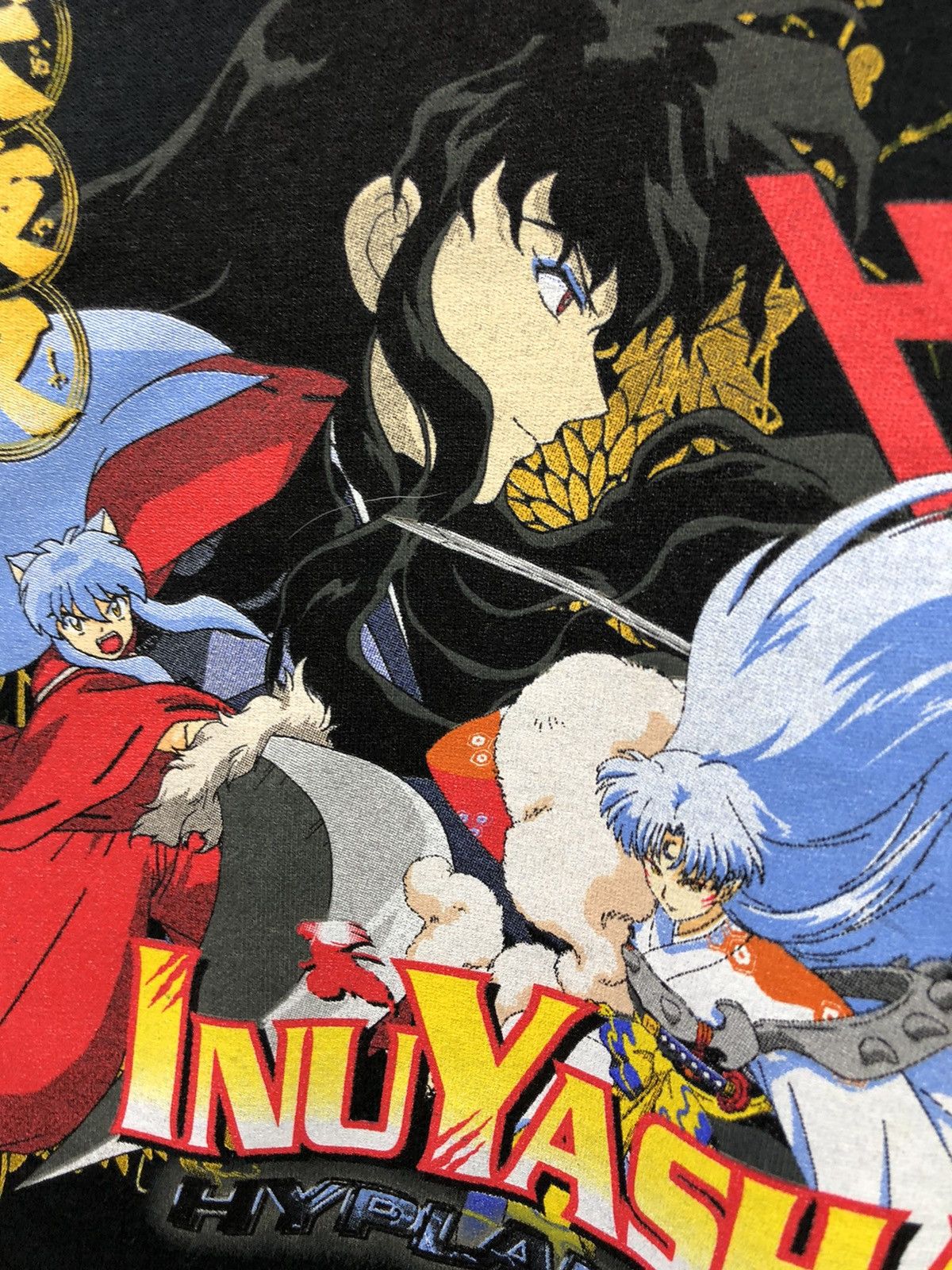 Cartoon Network × Hypland Hypland Inuyasha Bonds Black Long Sleeve T-Shirt Small Size US S / EU 44-46 / 1 - 2 Thumbnail