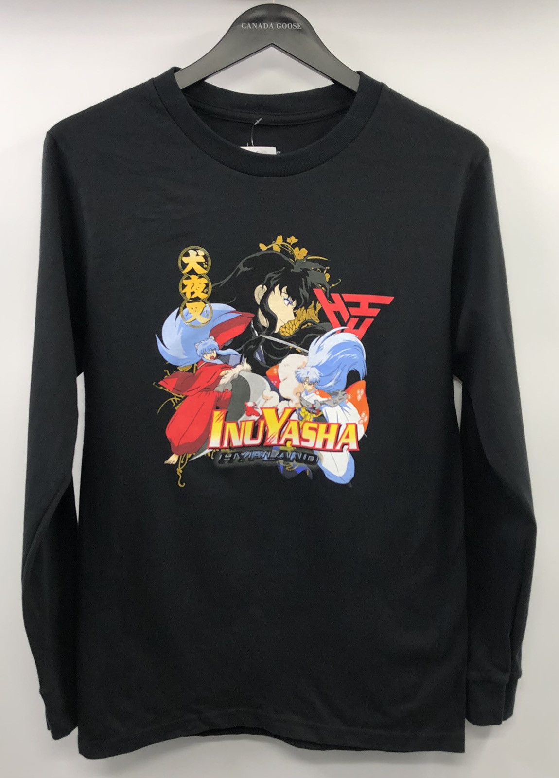 Cartoon Network × Hypland Hypland Inuyasha Bonds Black Long Sleeve T-Shirt Small Size US S / EU 44-46 / 1 - 7 Thumbnail
