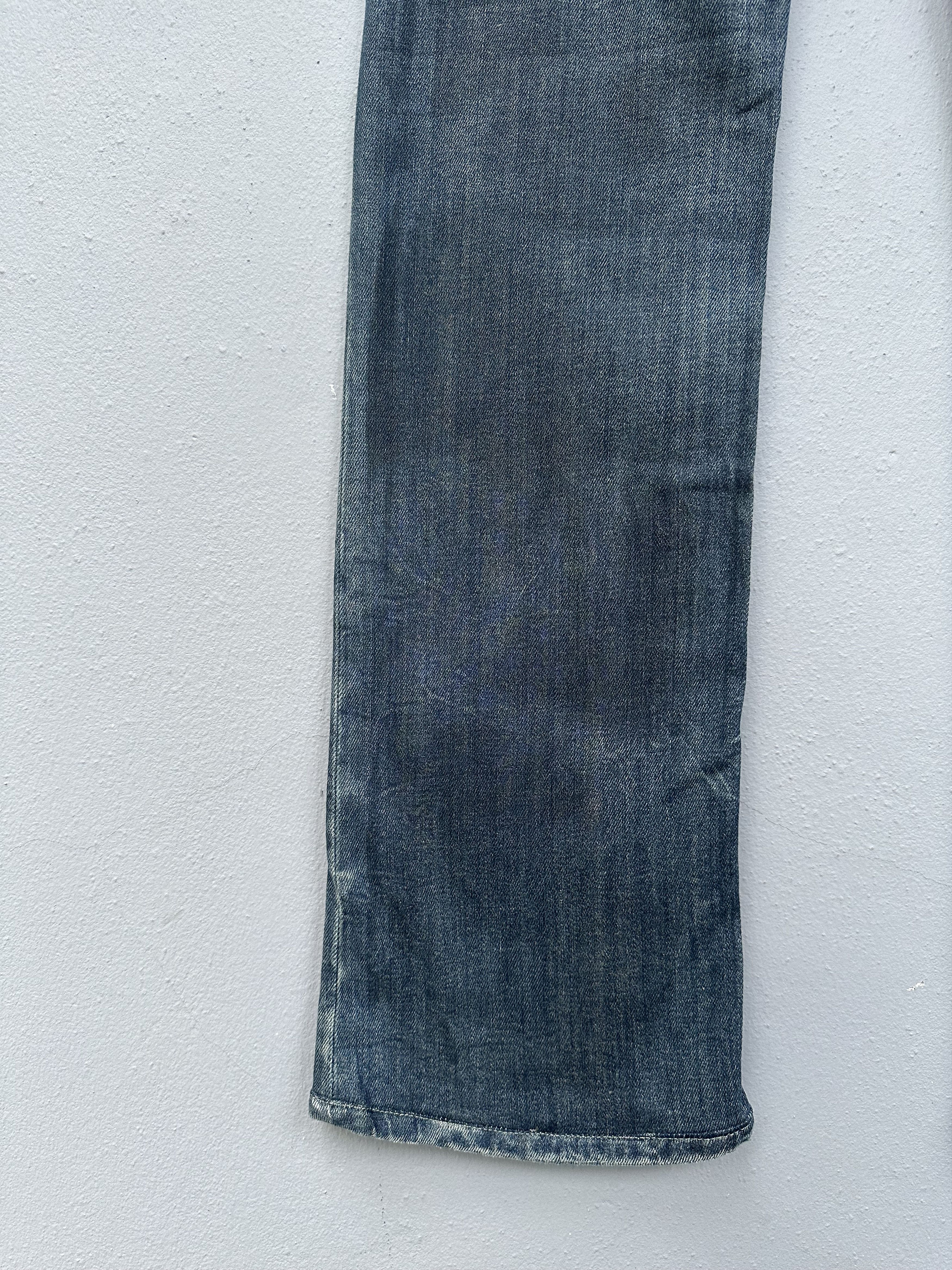 Diesel RARE!! Dirty Waxed Distressed Diesel Industry Italy Jeans Size US 30 / EU 46 - 20 Thumbnail