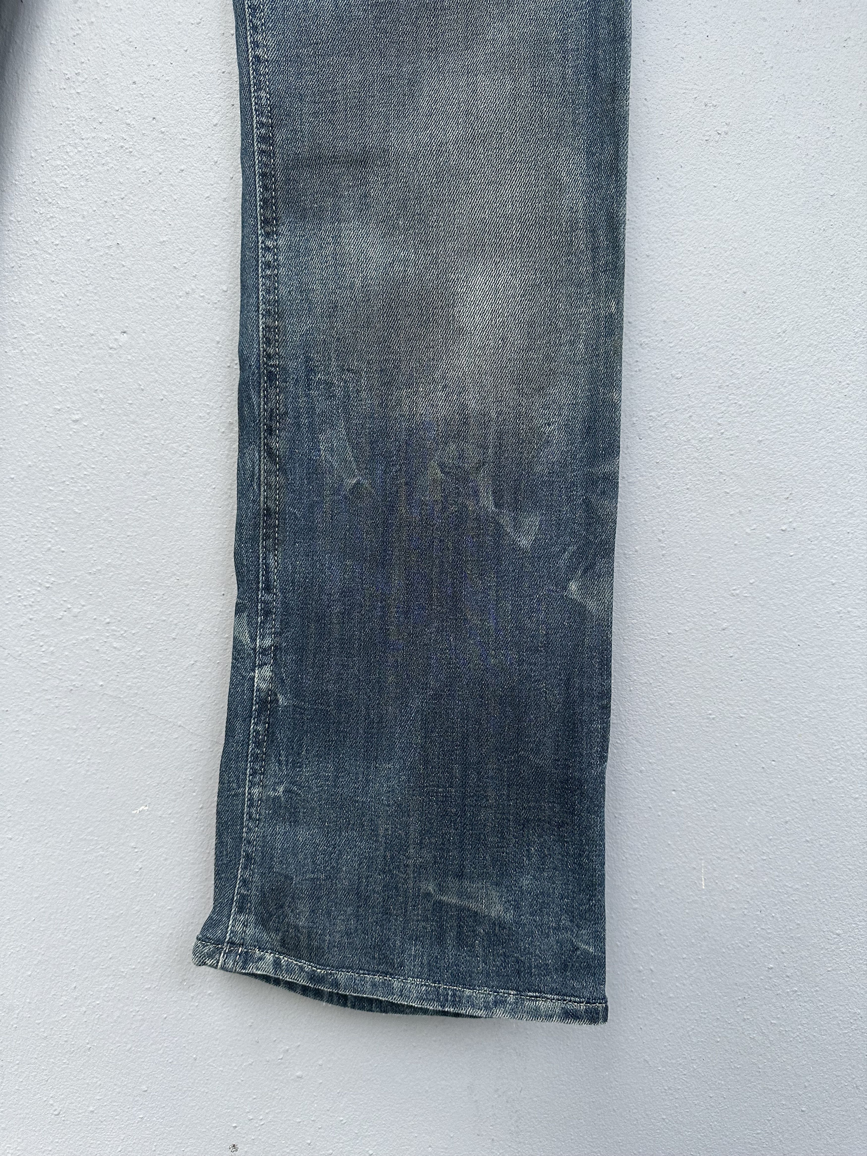 Diesel RARE!! Dirty Waxed Distressed Diesel Industry Italy Jeans Size US 30 / EU 46 - 16 Thumbnail
