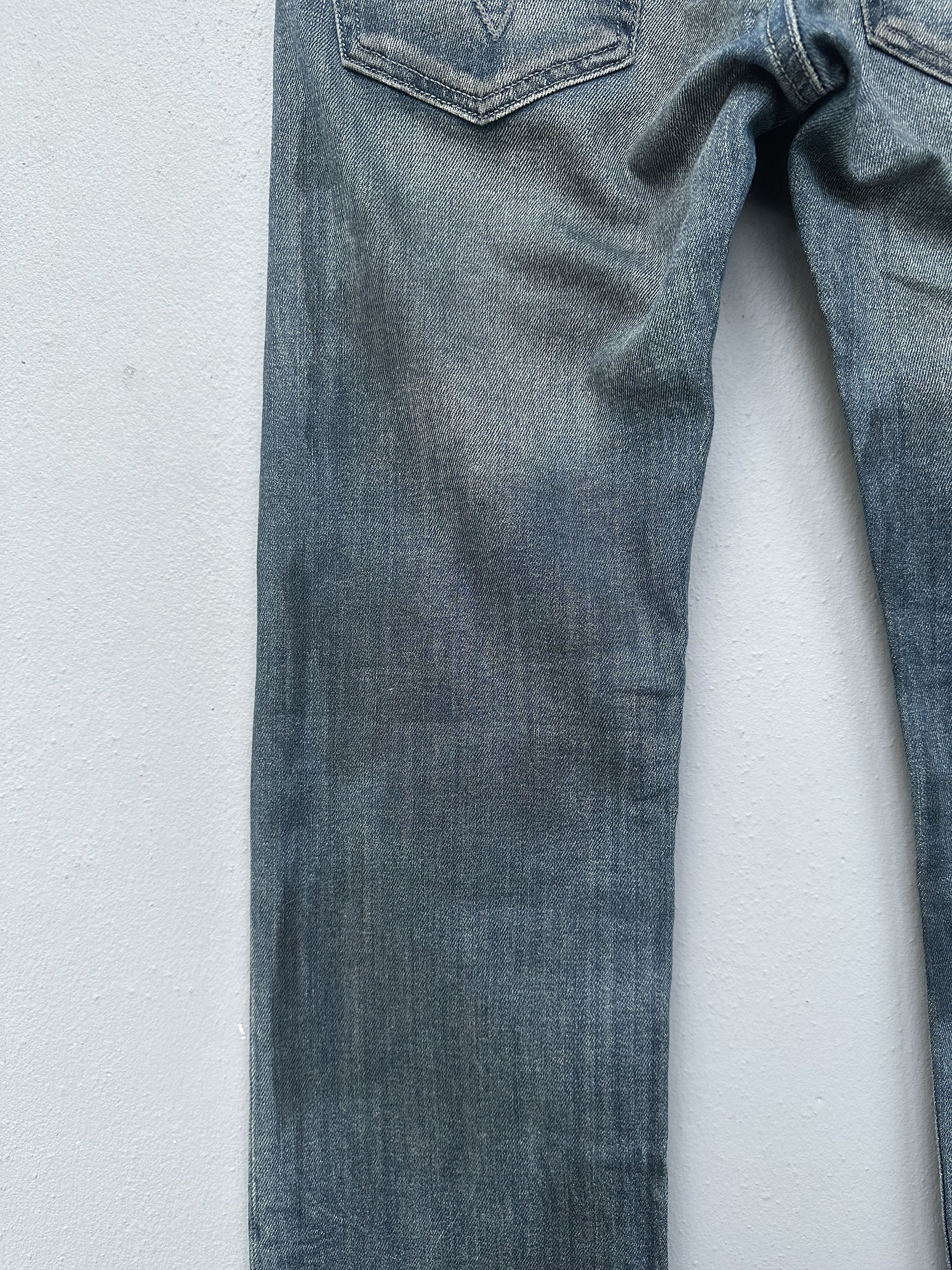 Diesel RARE!! Dirty Waxed Distressed Diesel Industry Italy Jeans Size US 30 / EU 46 - 19 Thumbnail