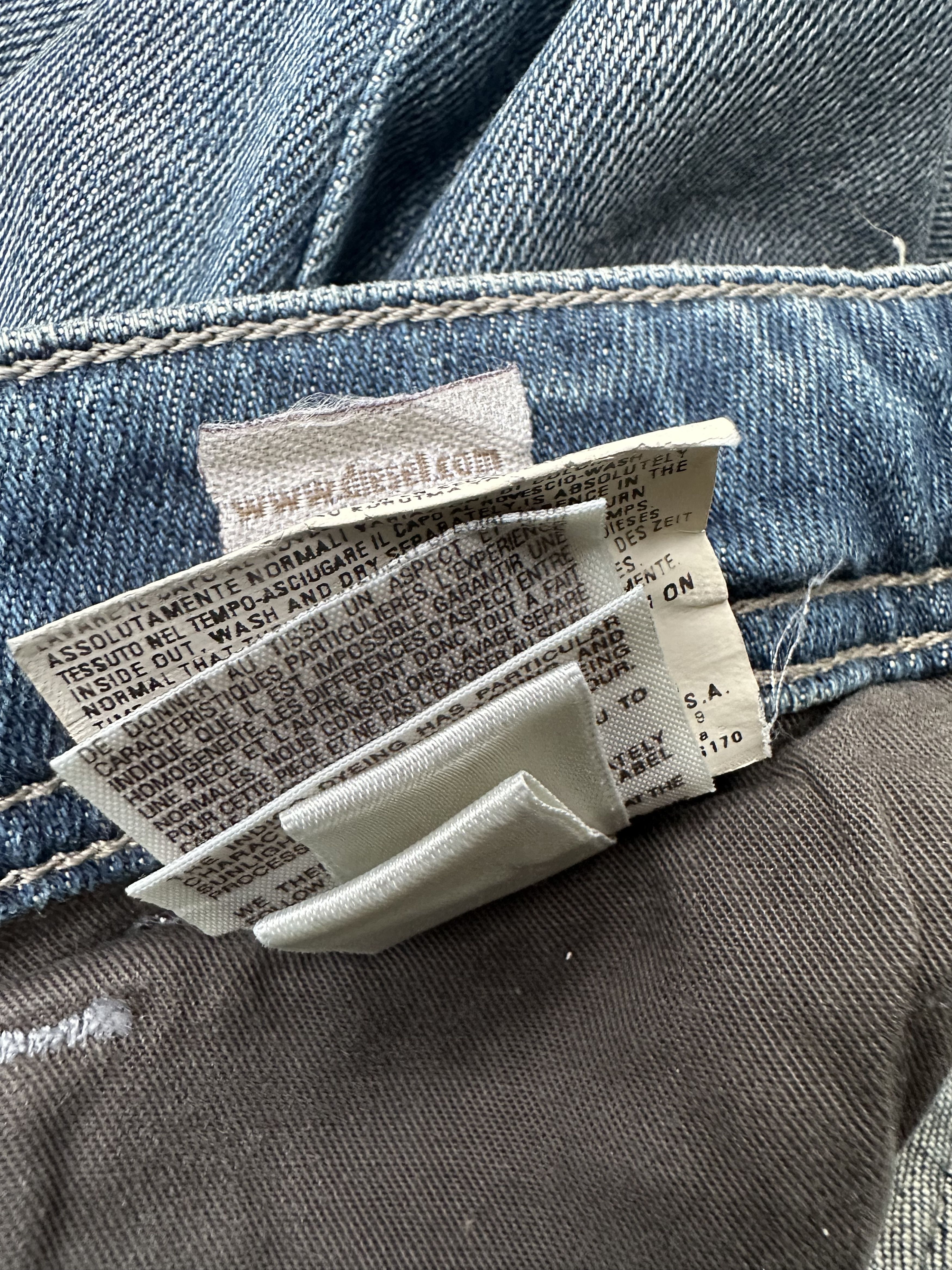 Diesel RARE!! Dirty Waxed Distressed Diesel Industry Italy Jeans Size US 30 / EU 46 - 24 Thumbnail