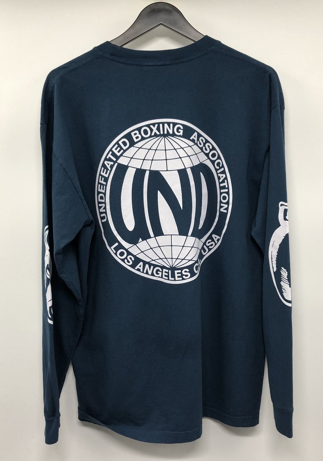 Undefeated Undefeated UBA Boxing Association Blue Long Sleeve T-Shirt Size US L / EU 52-54 / 3 - 8 Thumbnail