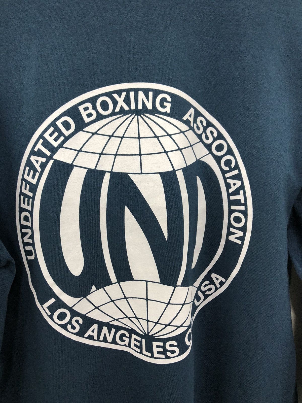 Undefeated Undefeated UBA Boxing Association Blue Long Sleeve T-Shirt Size US L / EU 52-54 / 3 - 6 Thumbnail